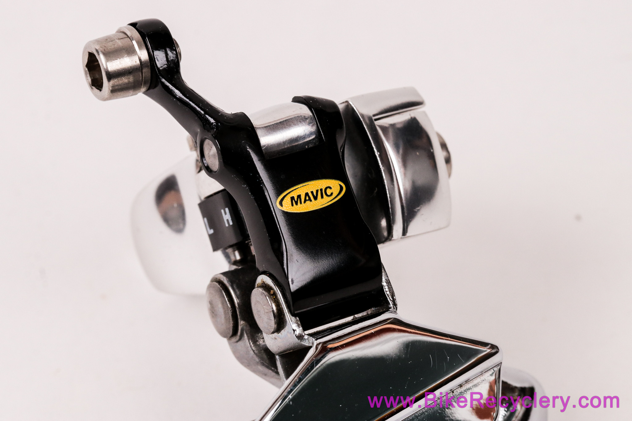 NOS Mavic Mektronic Front Derailleur: Braze On w/28.6mm Clamp