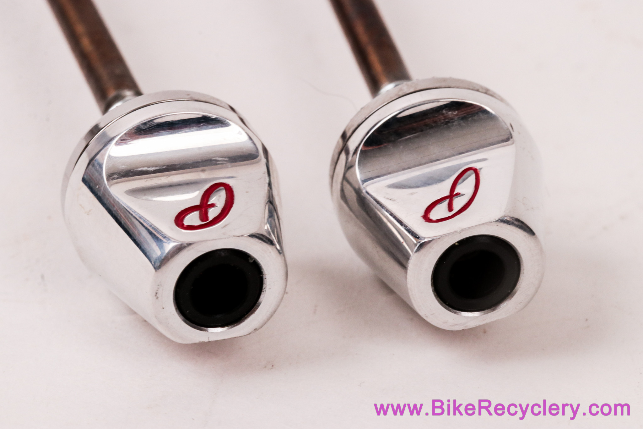 Phil Wood Quick Release Skewer Set: Polished 100/130mm (Near Mint