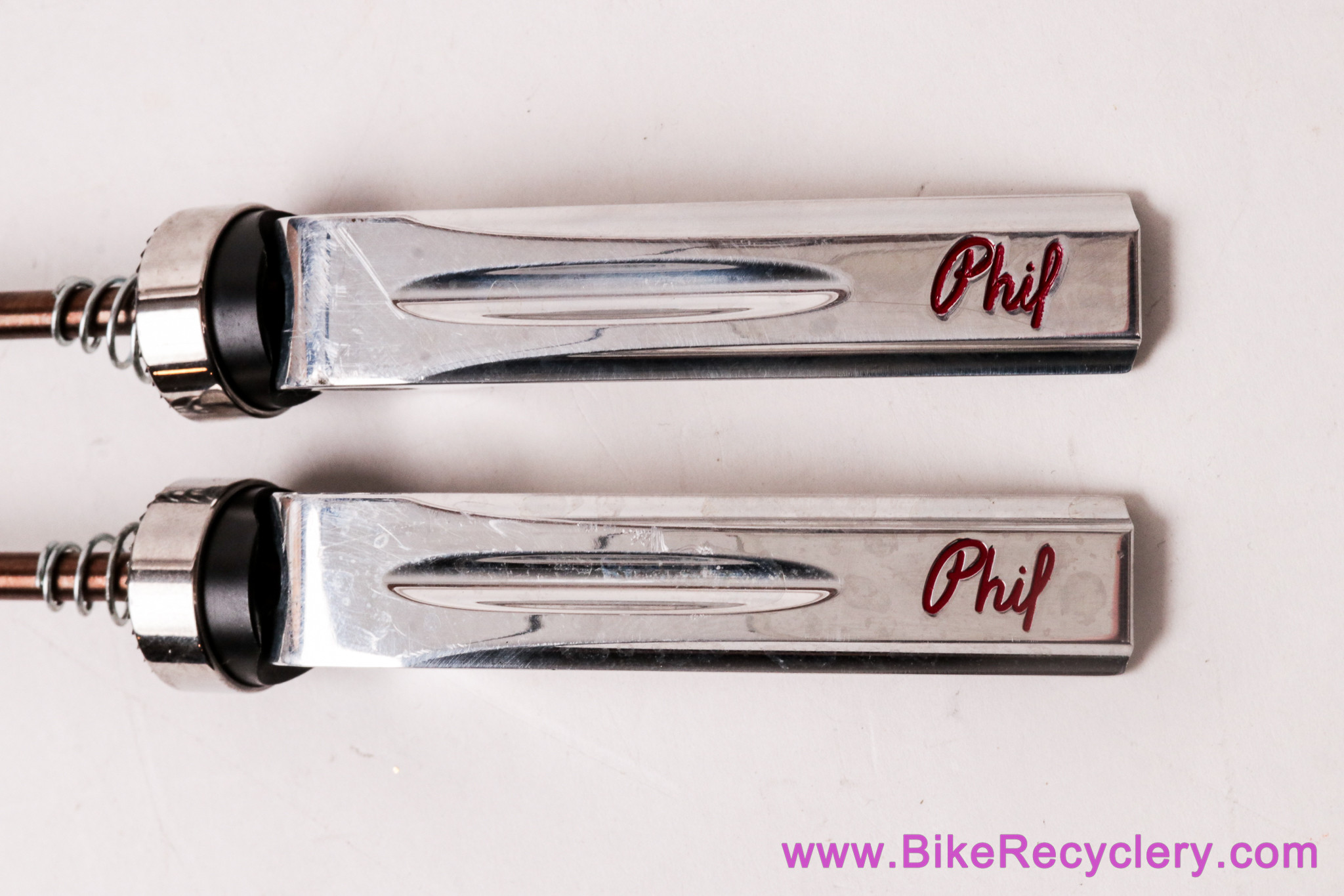 m*2様 PHILWOOD quick release skewer　クイックリ Phil Wood Quick Release Skewer Set: Polished 100/130mm (Near Mint