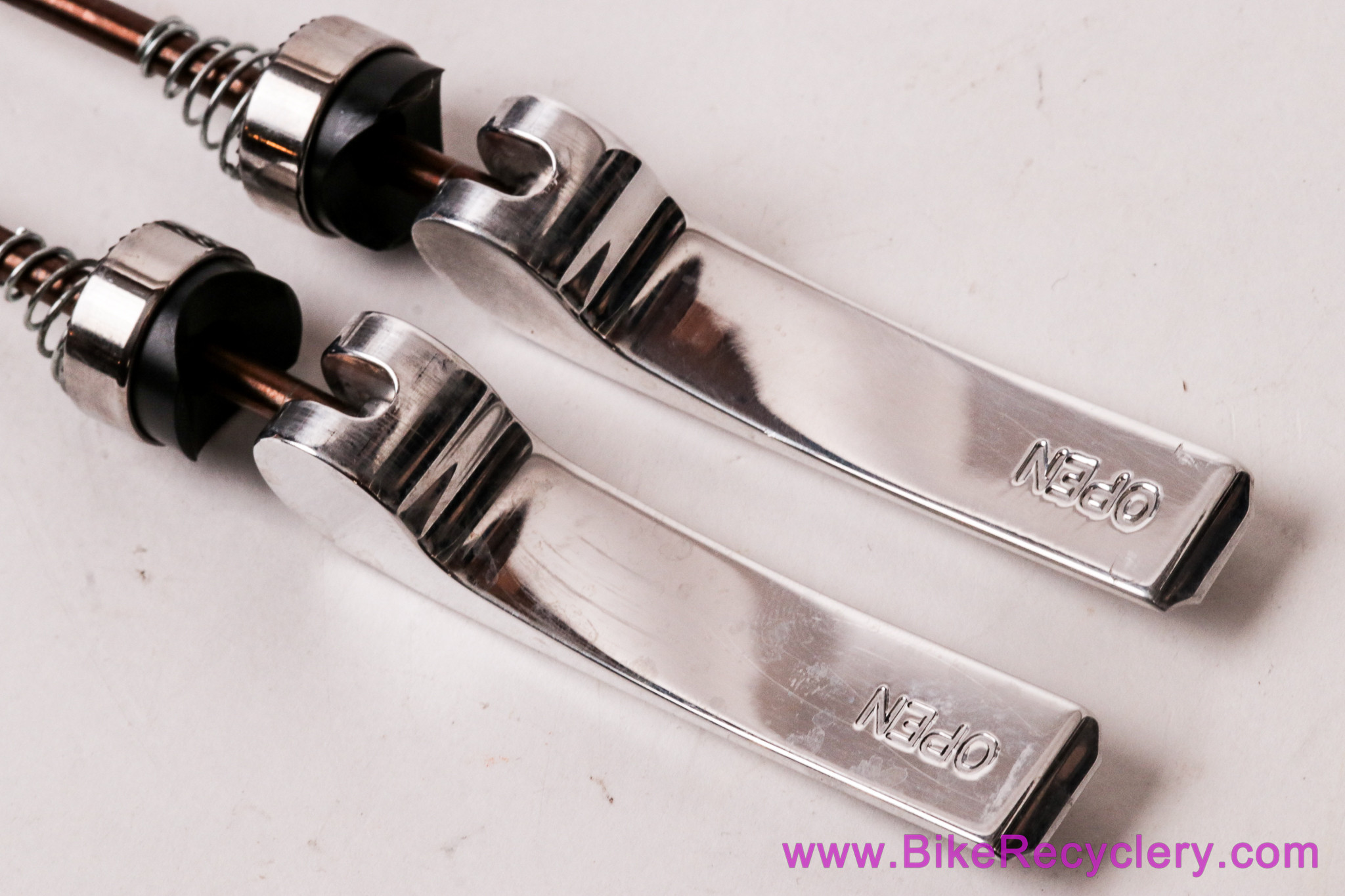 Phil Wood Quick Release Skewer Set: Polished 100/130mm (Near Mint