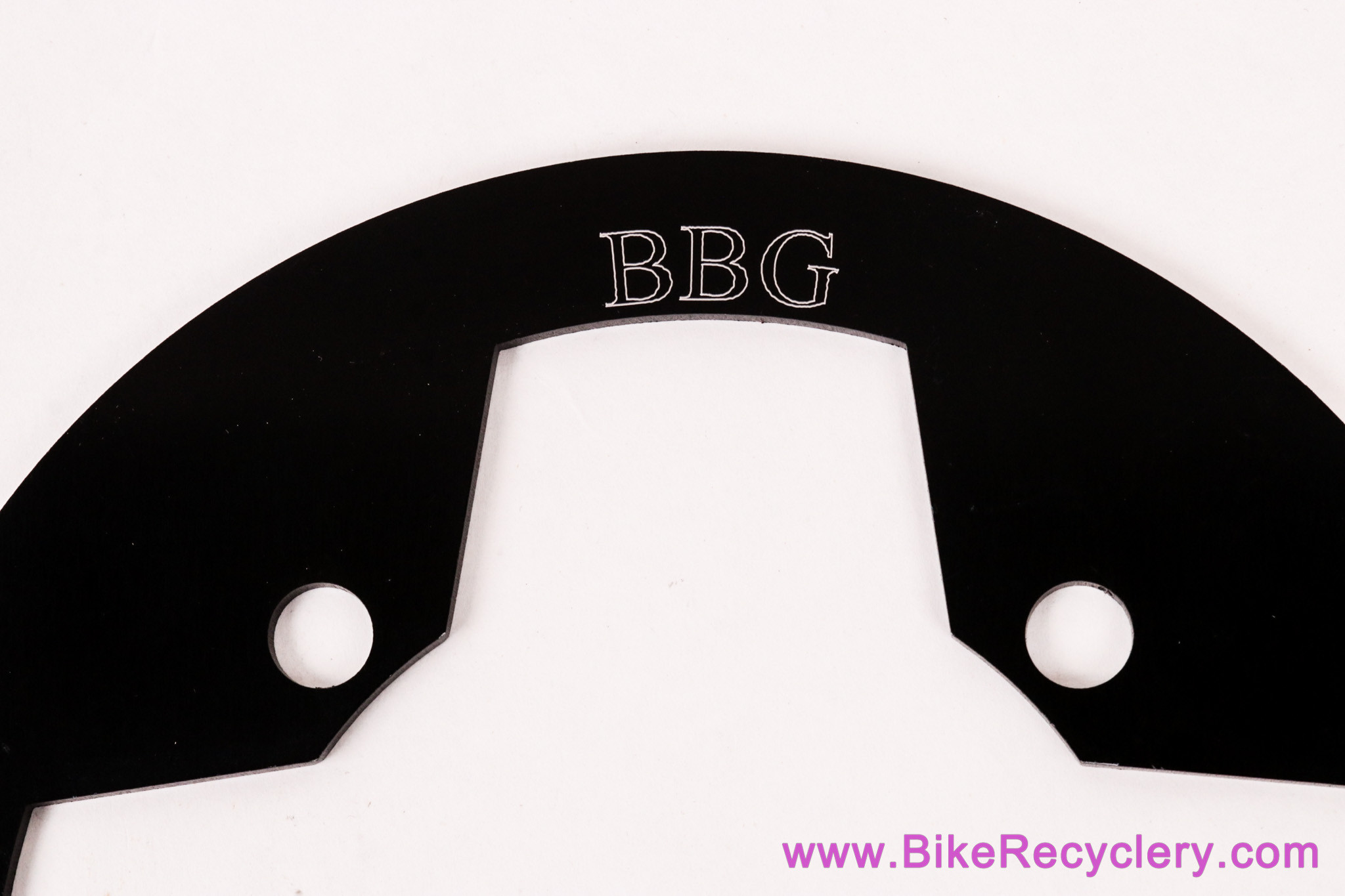 NOS BBG BashGuard: 40t x 104mm - Black Anodized - Vintage 1990's