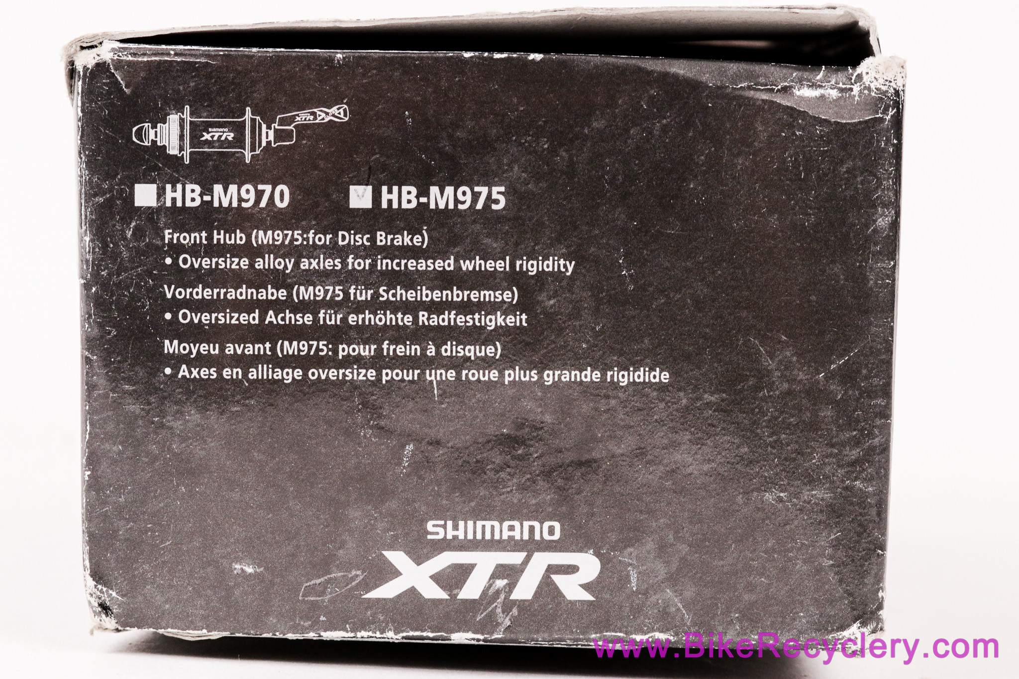 NIB/NOS Shimano XTR HB-M975 Front Hub & QR Skewer: 32H