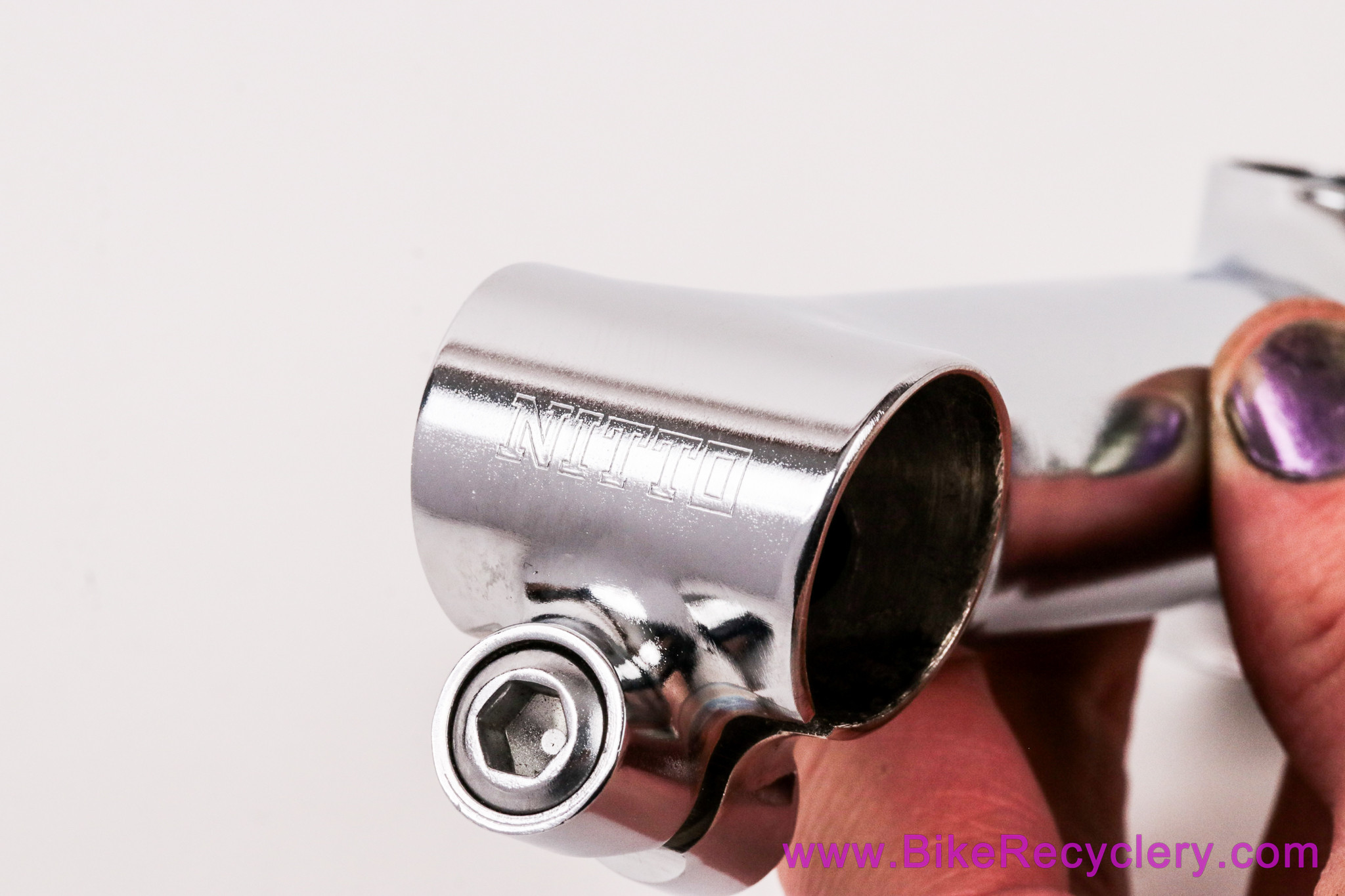 Nitto CT-80 Chrome Track/Road Stem: 1 1/8" x 120mm x 25.4mm (NEW)