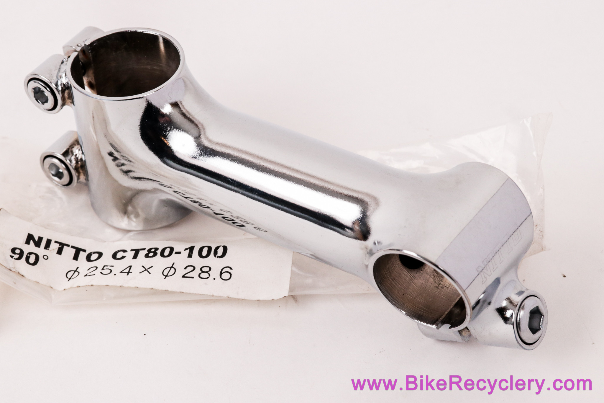 Nitto CT-80 Chrome Track/Road Stem: 1 1/8