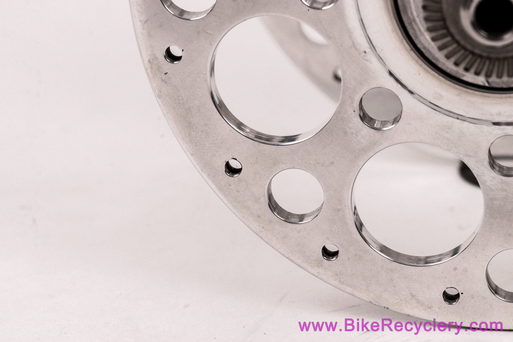 NOS Curtis Odom Holey Road Hub: Front - 32H - HIGH Flange - Handmade & GORGEOUS