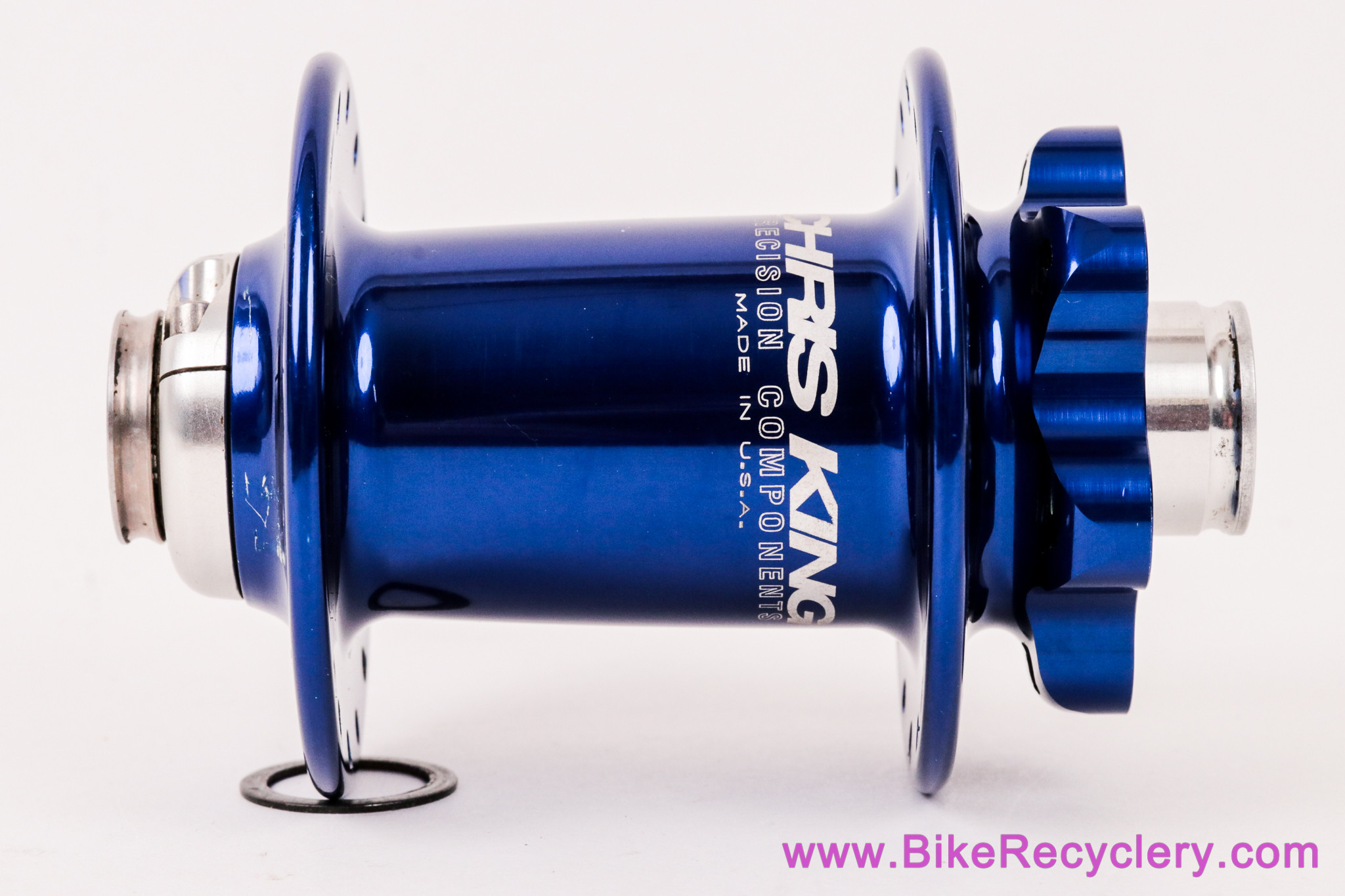 Chris King ISO Front Hub: 32H - 15x100mm - Rare Navy Blue - 6-Bolt