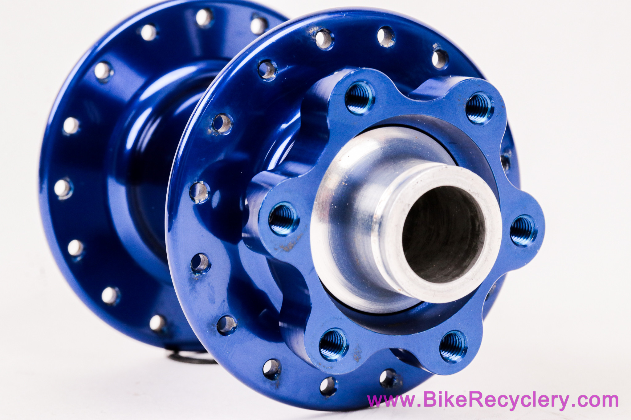 Chris King ISO Front Hub: 32H - 15x100mm - Rare Navy Blue - 6-Bolt