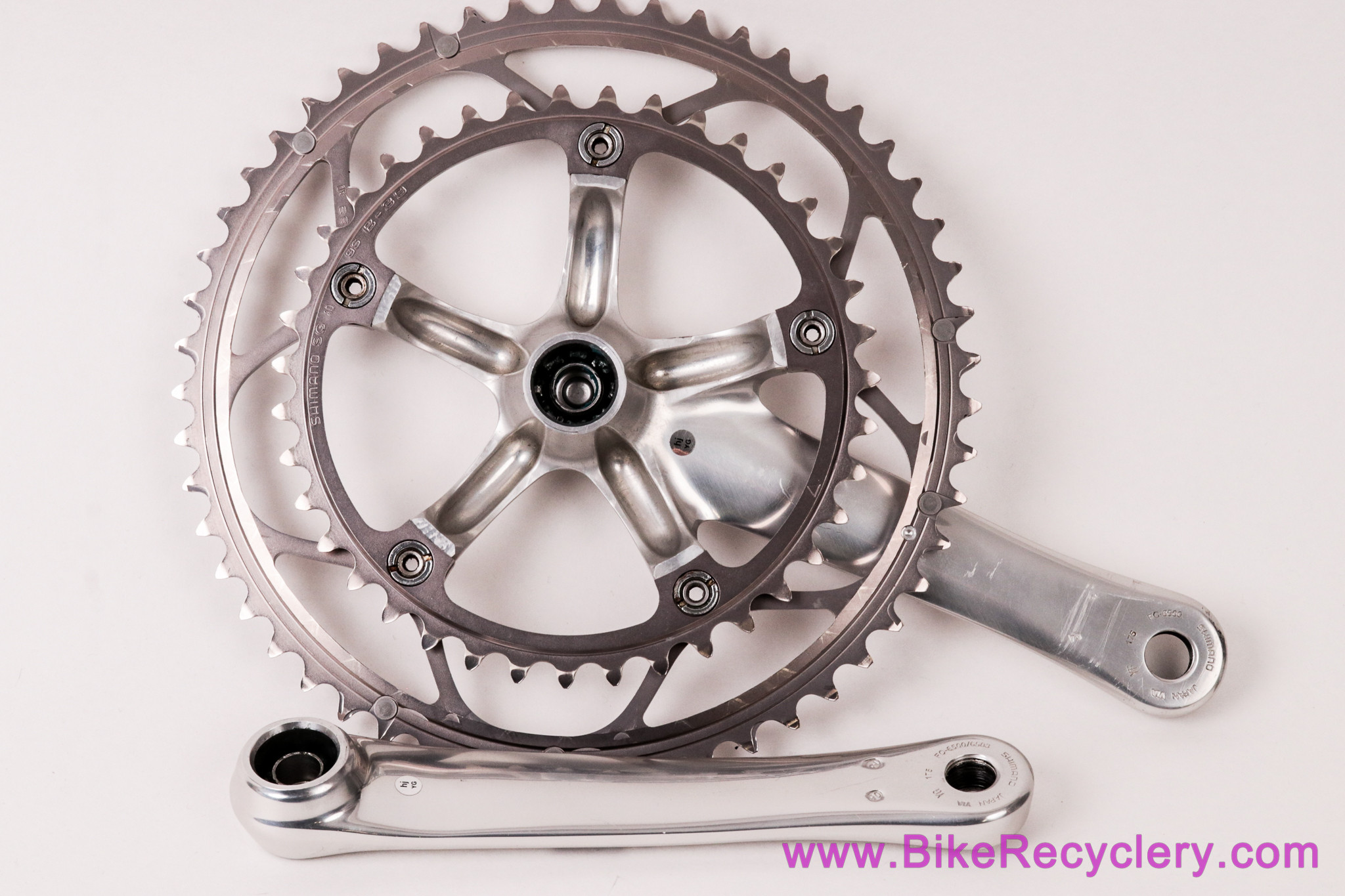 Shimano Dura Ace FC-7700 53 & 39t Chainrings + Ultegra FC-6500 Crank (Barely Used Near Mint+)