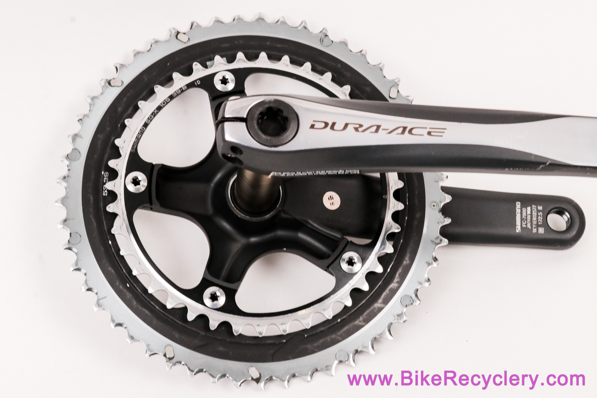 Shimano Dura Ace FC-7900 Crankset: 172.5mm - 53/39t (EXC+) - Bike