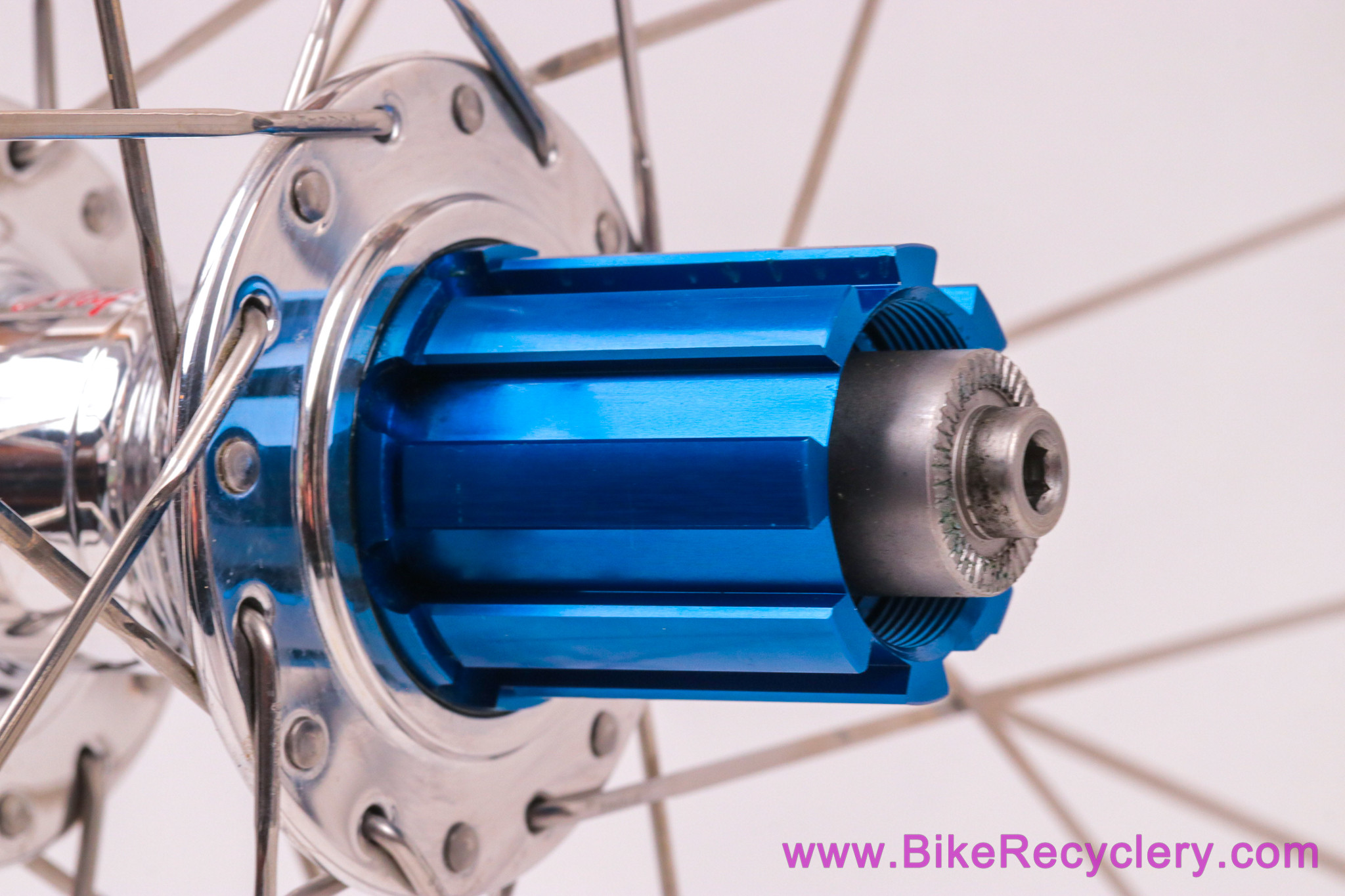 Phil Wood Classic Cassette Hub / H+Son Archetype Wheelset: Campy 9/10/11/12s - 28/32H - Polished (LOW MILES Near Mint++)