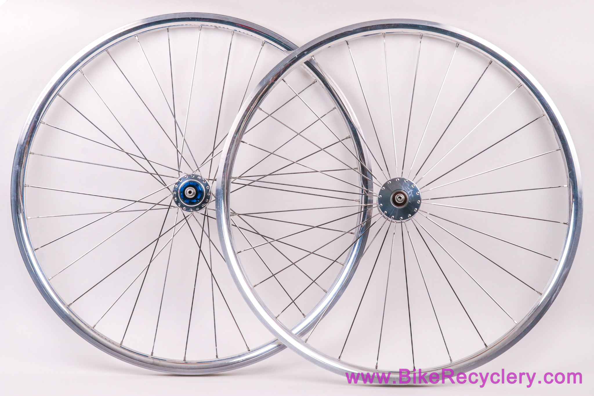 Phil Wood Classic Cassette Hub / H+Son Archetype Wheelset: Campy 9/10/11/12s - 28/32H - Polished (LOW MILES Near Mint++)
