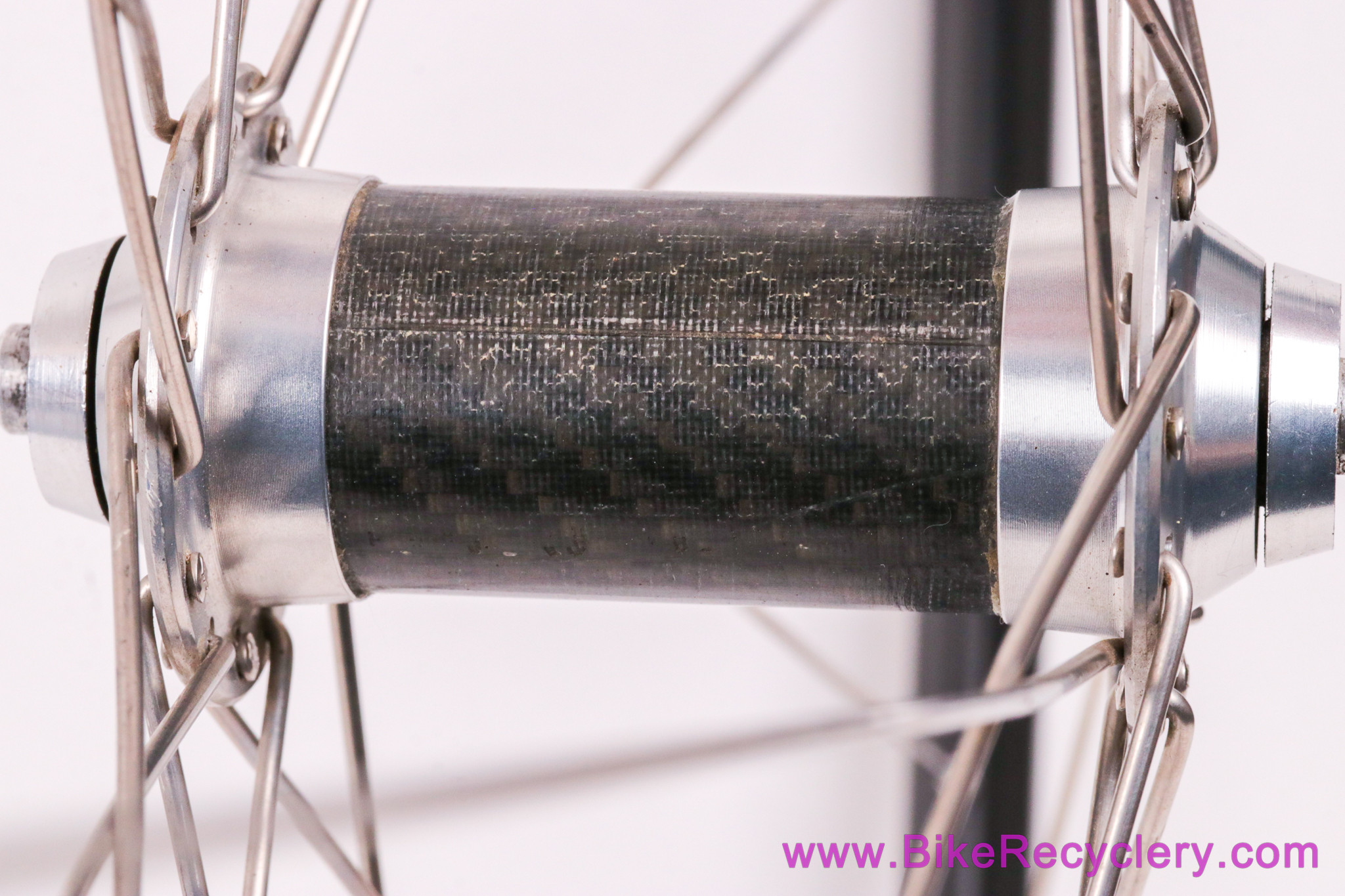 Velocity Aerohead / ZIPP 295/104 Carbon Wheelset: 28/32H - 8sp - Vintage 1990's Road - Carbon Hubs