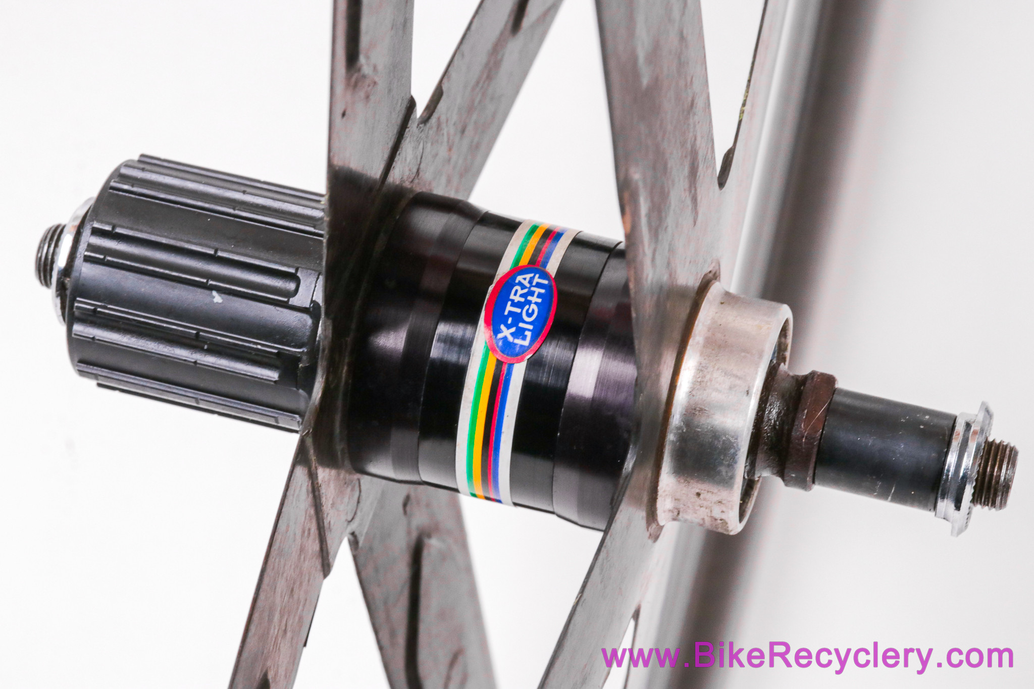700c Spinergy Rev X X-Tra Light Carbon 4-Spoke Wheelset: 8/9 Speed