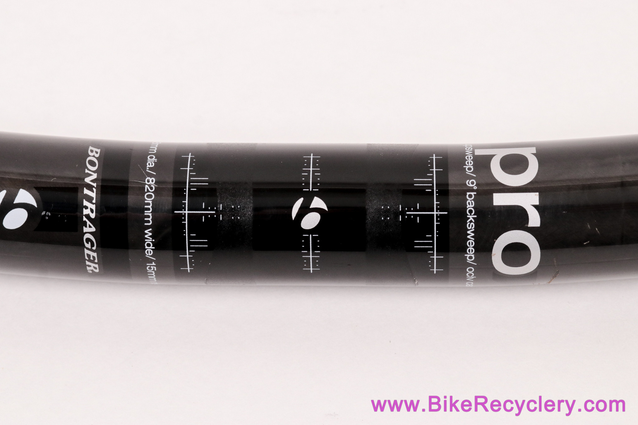 Bontrager Rhythm Pro Carbon Riser Bar: 820mm x 31.8mm - Black (New