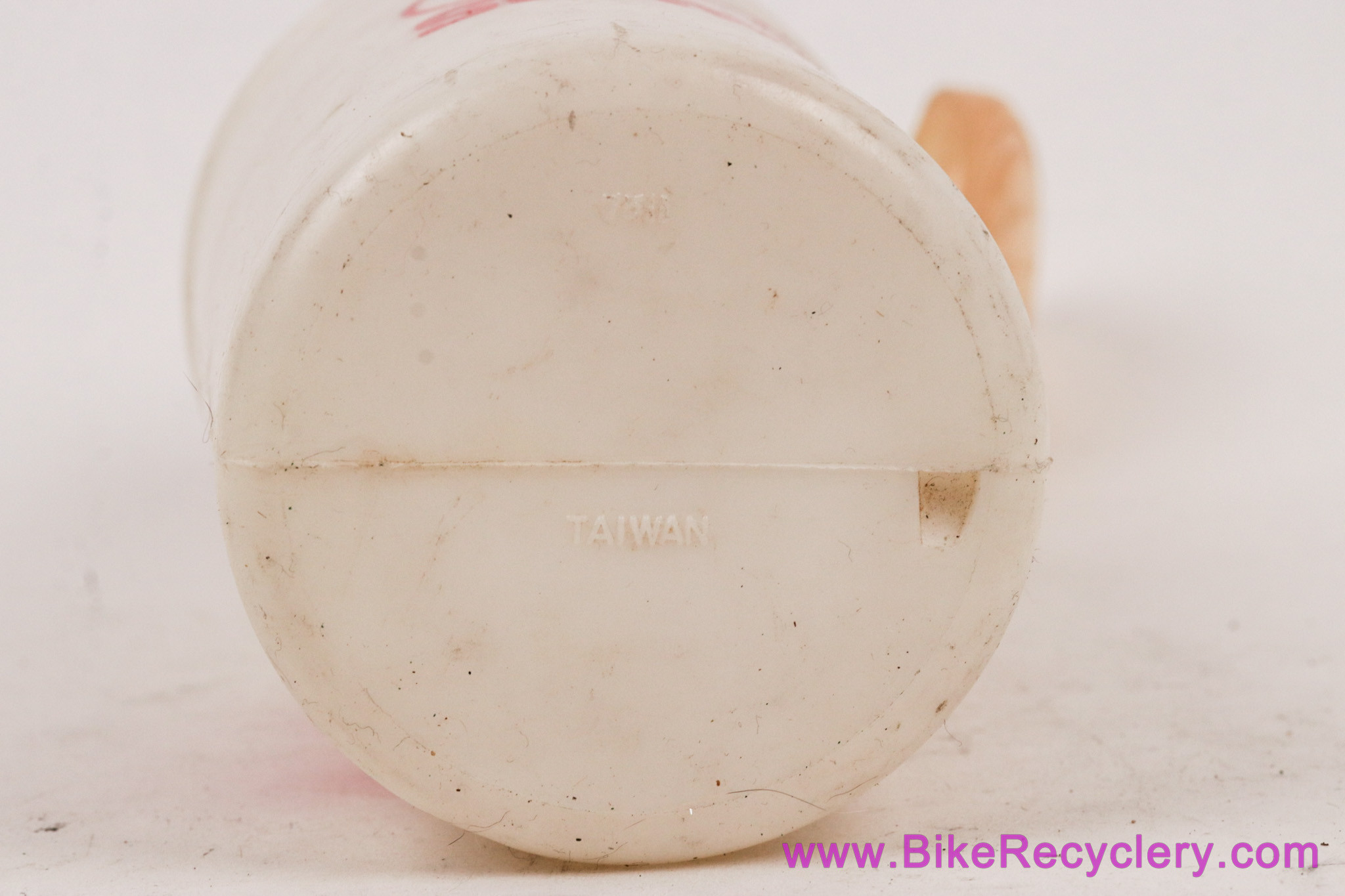 Vintage Schwinn Water Bottle: White/Red - 1970s 1980s - Unique Double Cap System