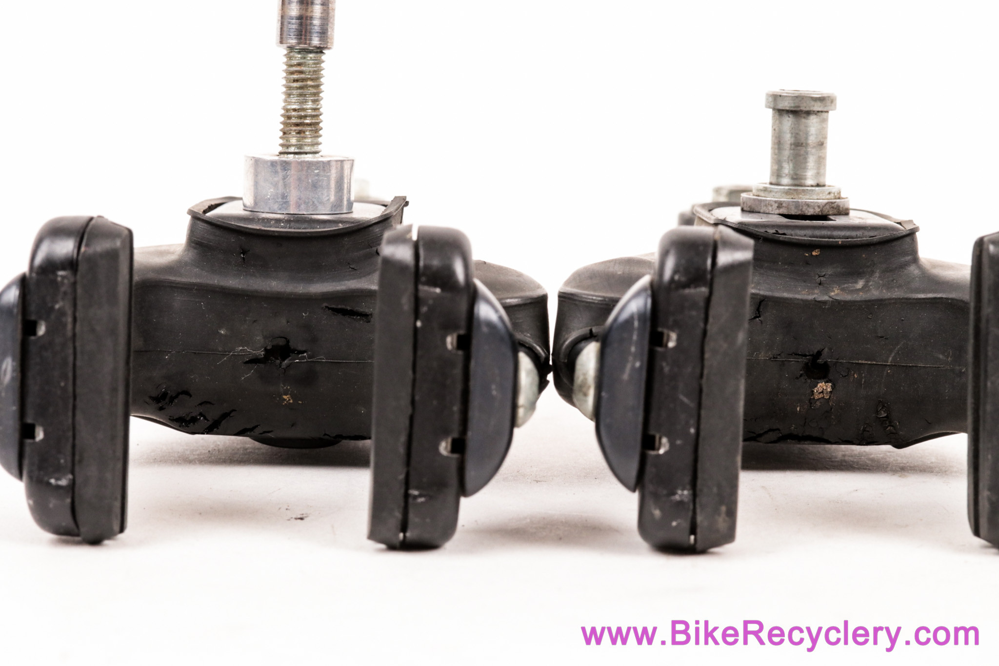 Weinmann Delta Pro Brakeset: NOS Pads - Vintage 1980's - Black - Semi Automatic Adjusters - Rubber Covers -Complete