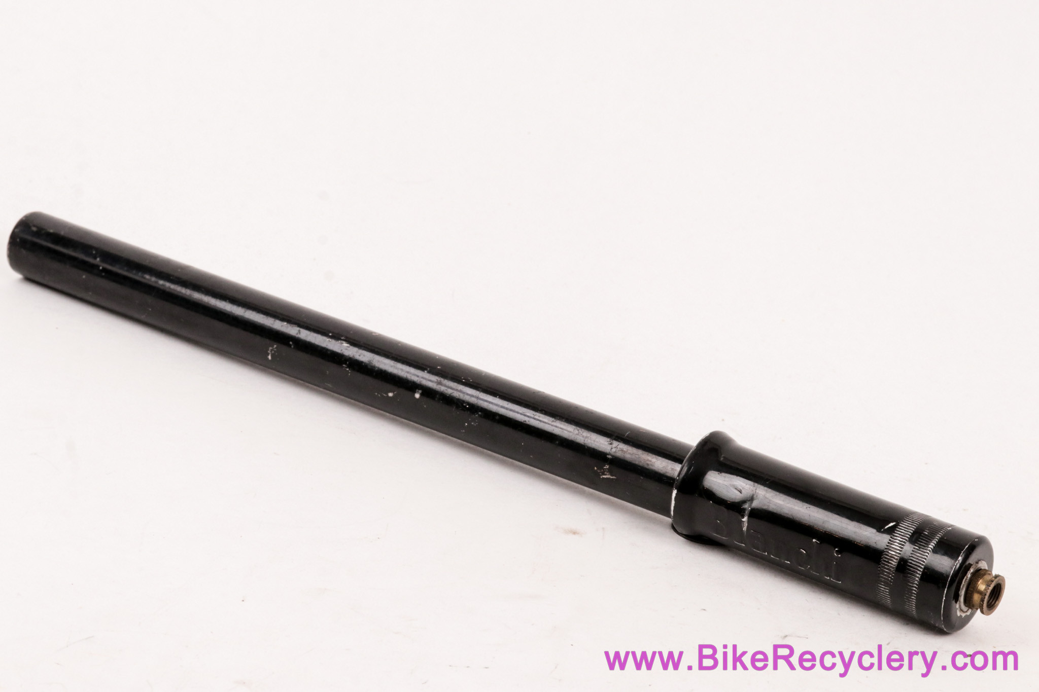 Vintage Bianchi Frame Pump: Aluminum - Black - 1940s 1950s 1960s (EXC, Works! RARE)