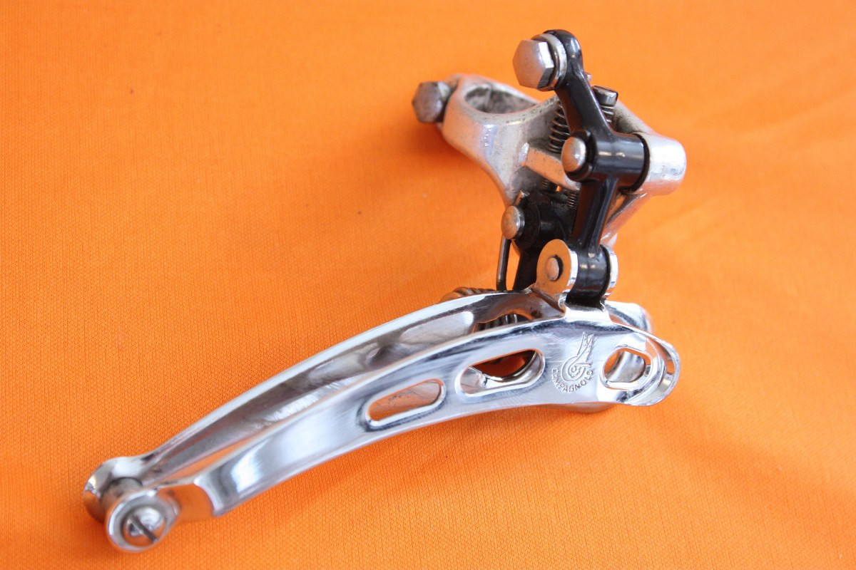 Dérailleur Avant Campagnolo Super Record 7 Vitesses – 28,6 Mm – Argent, Occasion Italie