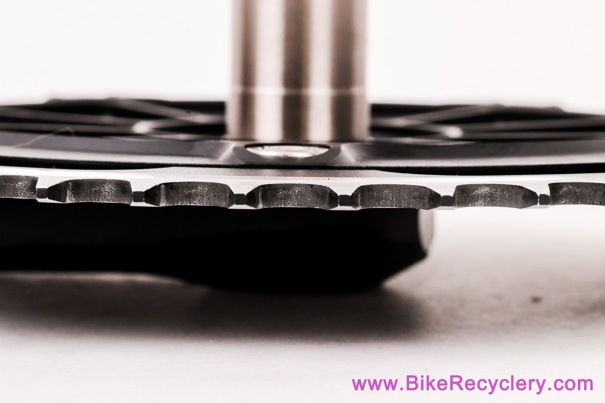 ROTOR 3D24 Track Crankset: 170mm x 49t Vision Pro - Black (Barely