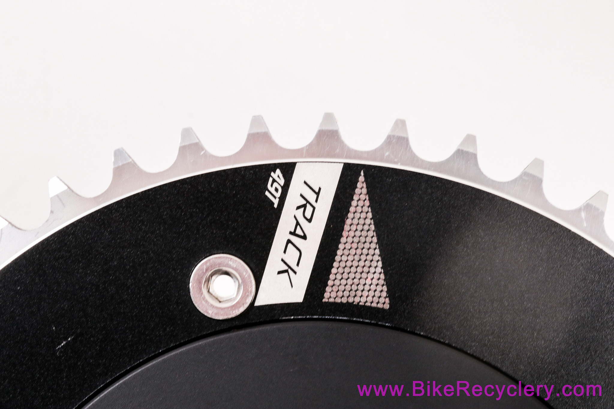 ROTOR 3D24 Track Crankset: 170mm x 49t Vision Pro - Black (Barely