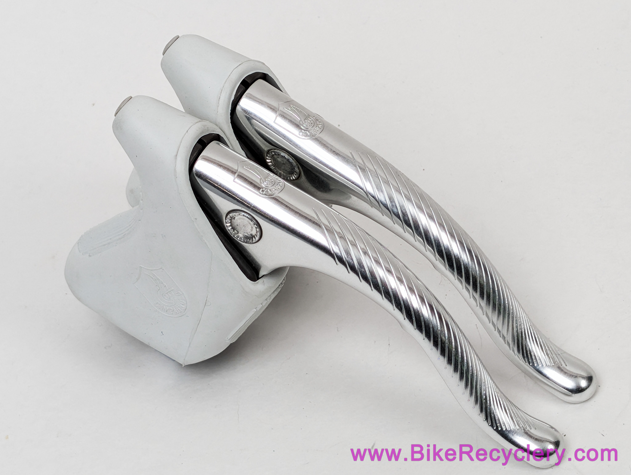 NOS Campagnolo 1st Gen C-Record / Cobalto Brake Levers: White