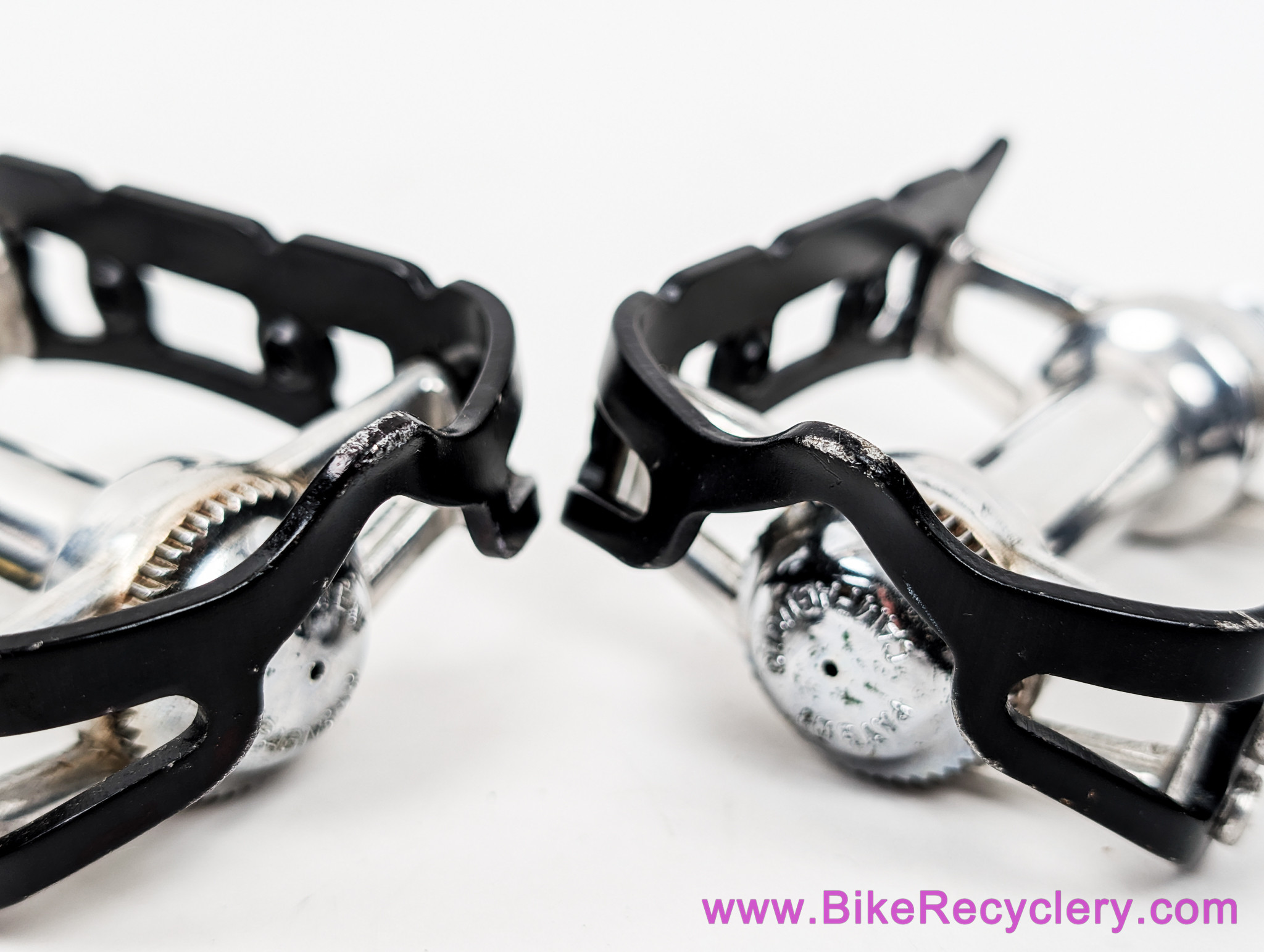 Campagnolo Record SL Superleggeri Strada Pedals: 1037/a -Black Cages (<50 Miles)