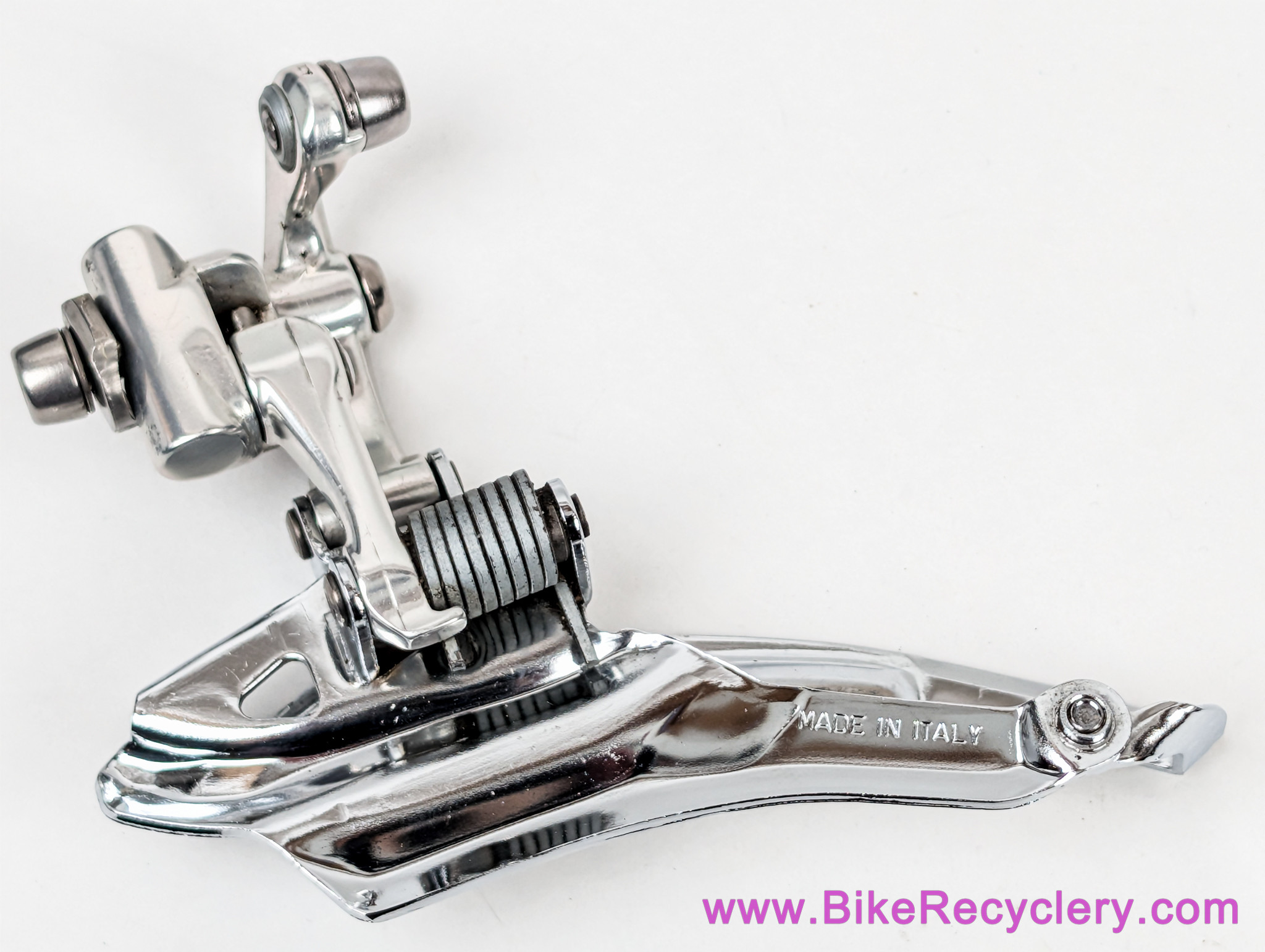 campagnolo Record 10sクランクセット 極美品★BB付 Campagnolo Record 10s TRIPLE Front Derailleur: Braze On - Silver
