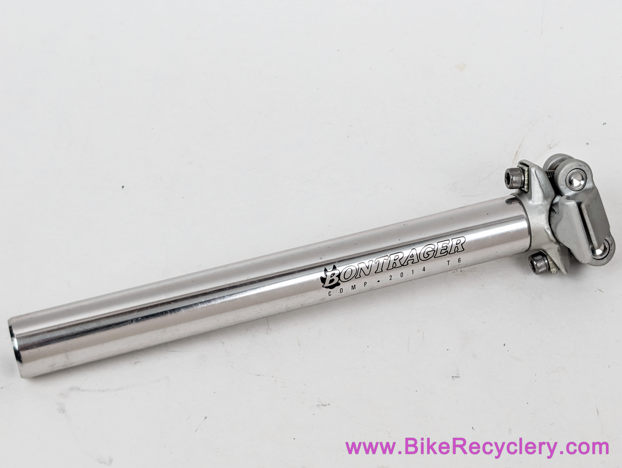 NIB/NOS Bontrager Comp ATB Seatpost. 27.0mm - Silver Ano - Vintage 1990s 2000's