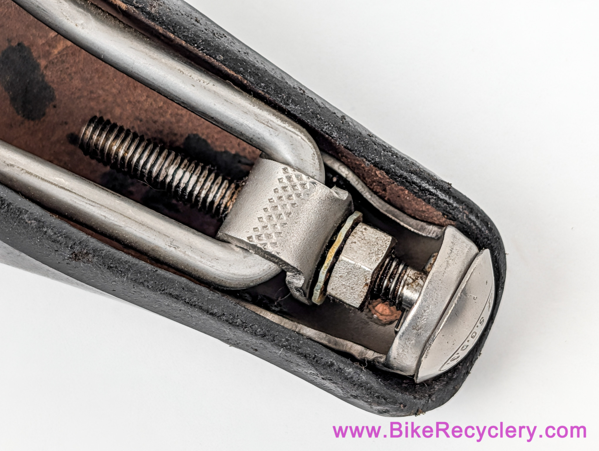 Ideale 90 TITANE Special Competition Saddle: Titanium Rails + Copper Rivets (Near Mint - Not Dry/cracking!)