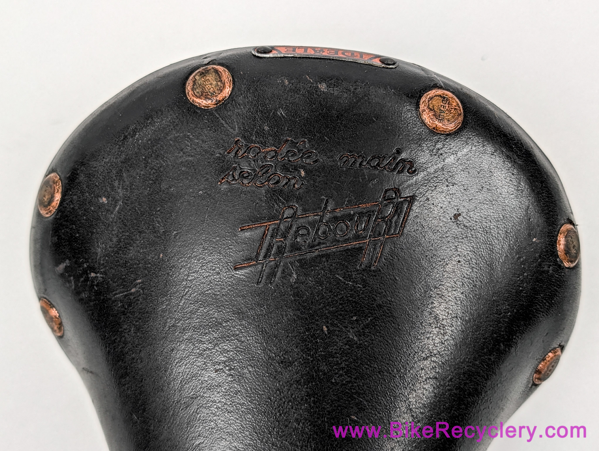 Ideale 90 TITANE Special Competition Saddle: Titanium Rails + Copper Rivets (Near Mint - Not Dry/cracking!)