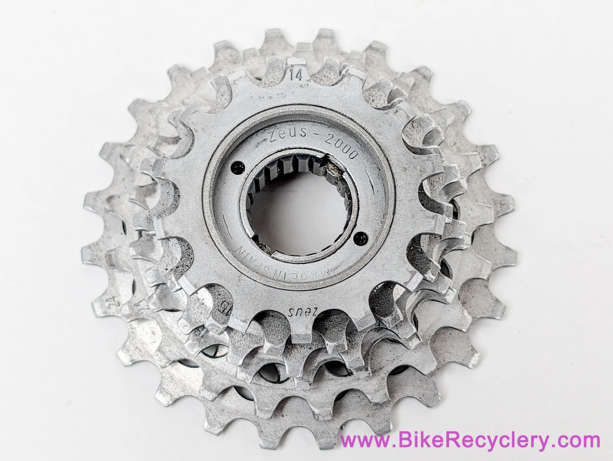 Zeus 2000 6 Speed Alloy Freewheel: 14-24t - French Thread (Near Mint+)