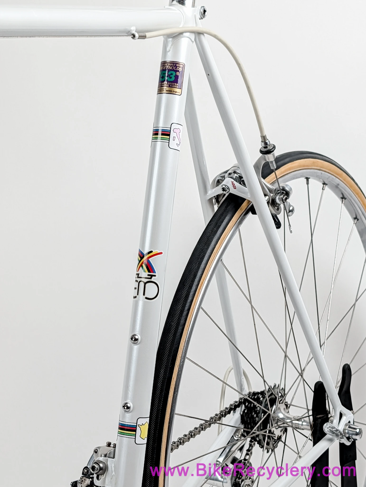 Eddy Merckx Grand Prix: 57x59cm - Reynolds 753 - C-Record + Cobalto (Restored Near Mint+)