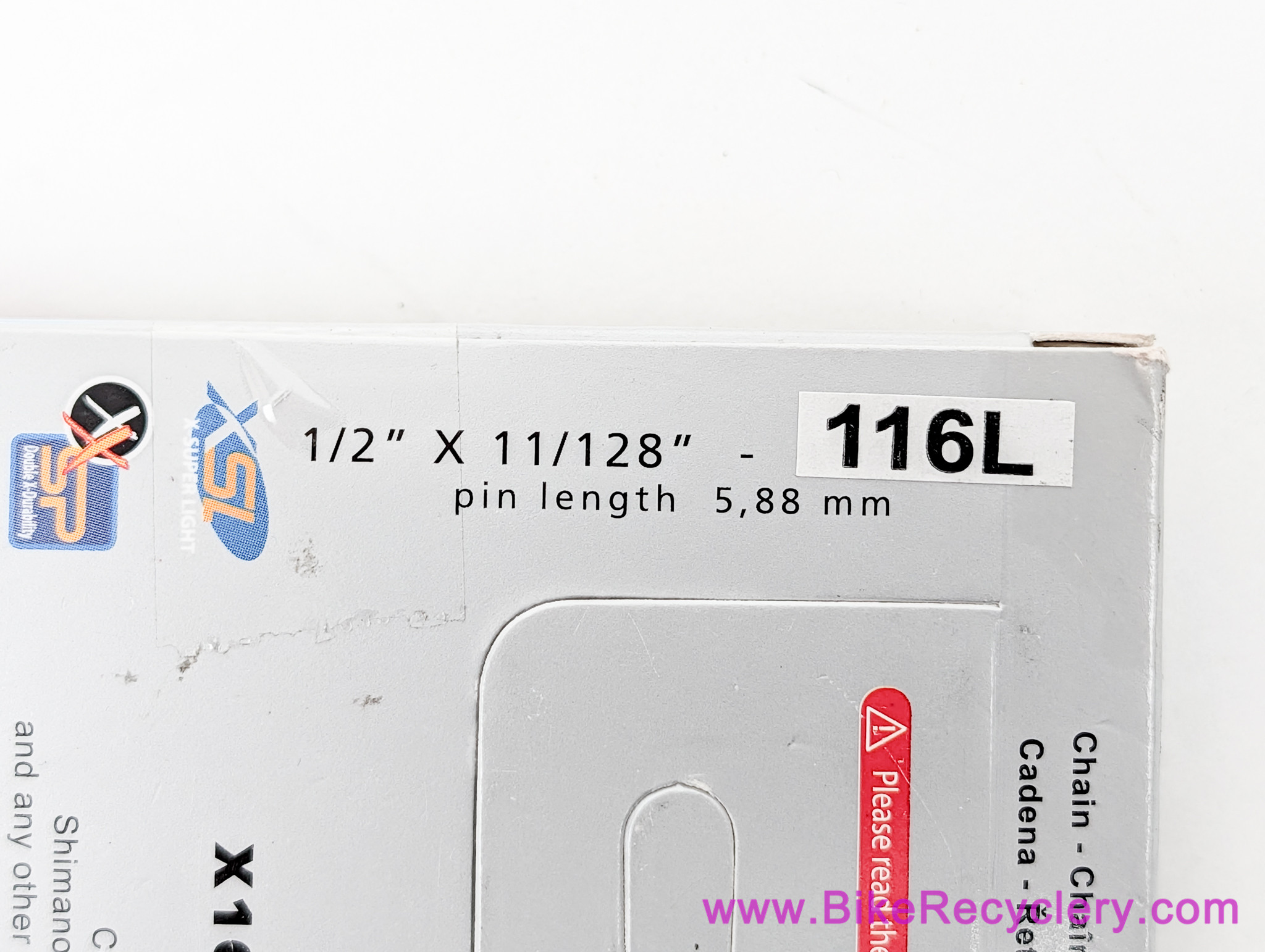 KMC X10SL 11 Speed Chain: Gold Ti-N Titanium Coating (New)