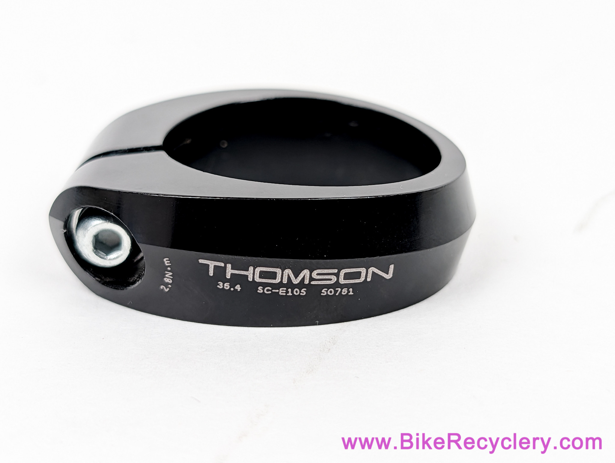 Thomson Seatpost Collar: 35.4mm - SC-E105 - Black (NEW)