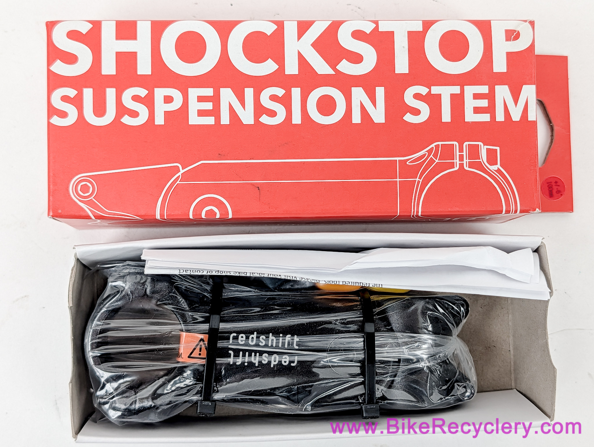 Redshift Shocktop Suspension Stem: 100mm x 6D x 1 1/8