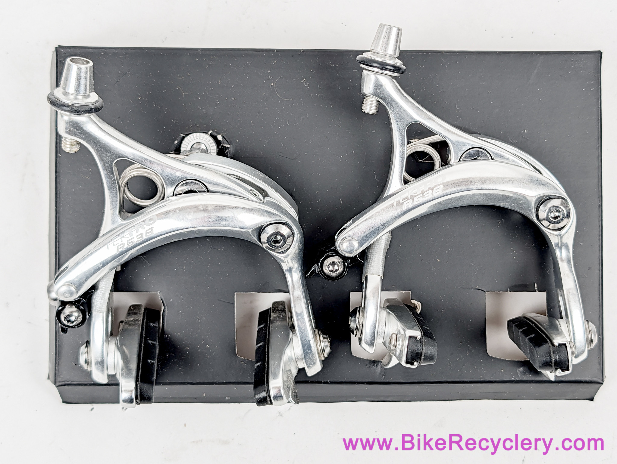 Tektro R538 Mid / Long Reach Brakeset: 47-57mm - Silver (NEW)