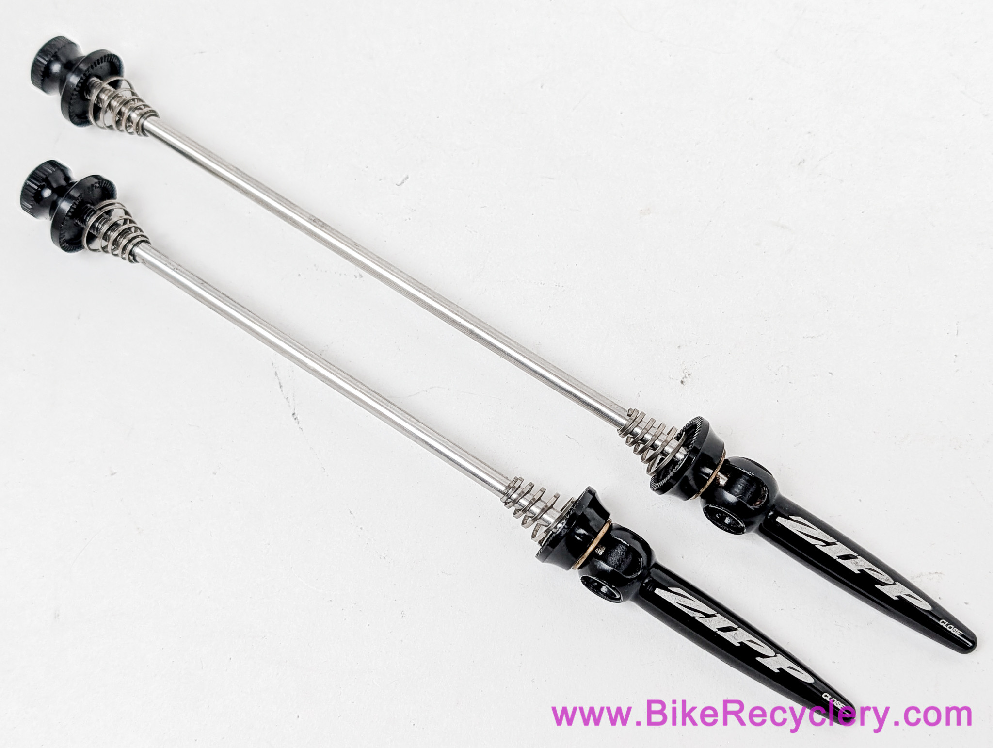 ZIPP Aero Road QR Skewer Set: 100/130mm Front/Rear - Black (New