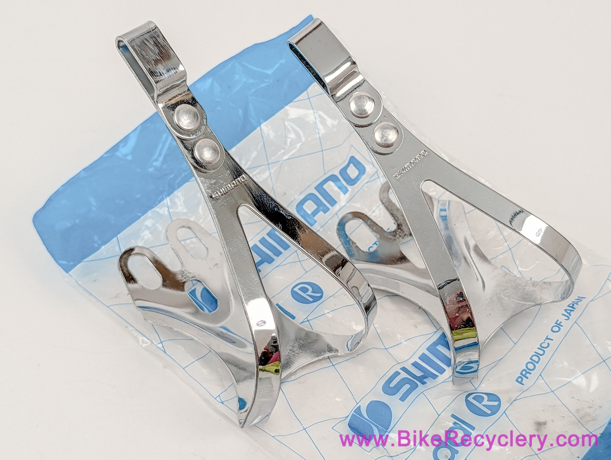NIB/NOS Dura Ace PD-7400 Aero Pedals: Medium Toe Clips - Cleats - Spanner Wrech