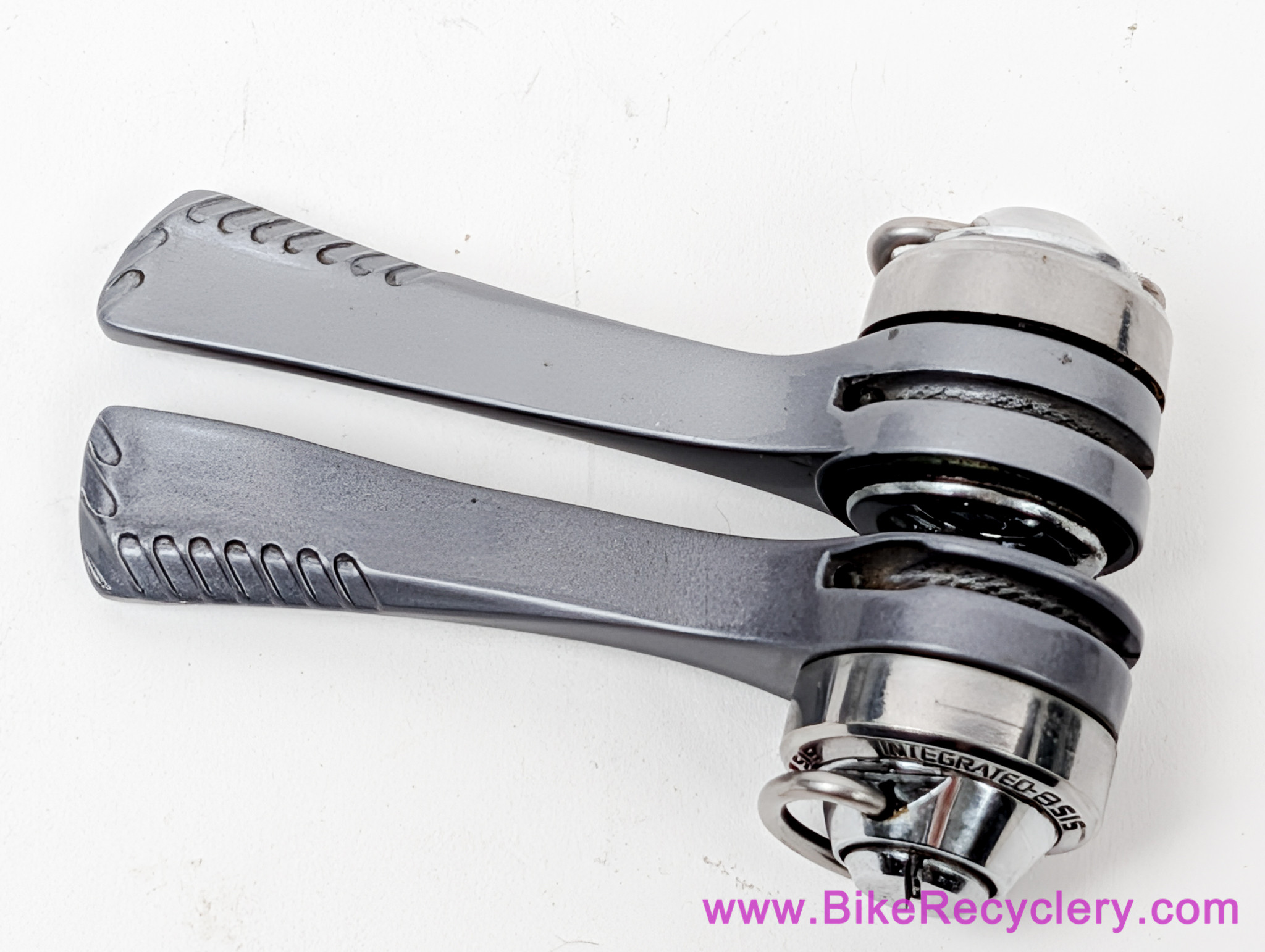Shimano Dura Ace SL-7402 Downtube Shifters: 8 Speed - Curved (Near