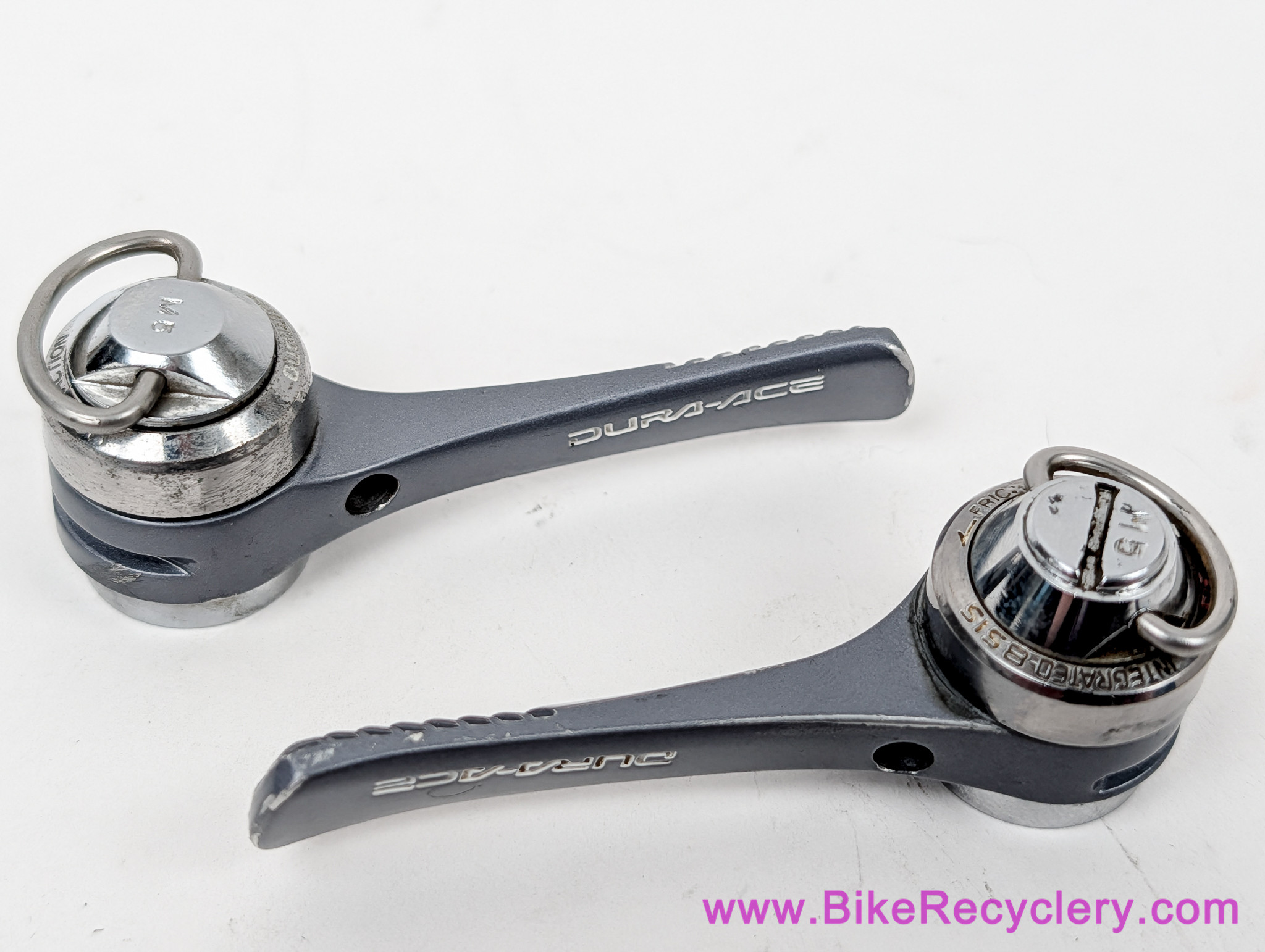 Shimano Dura Ace SL-7402 Downtube Shifters: 8 Speed - Flat Plates
