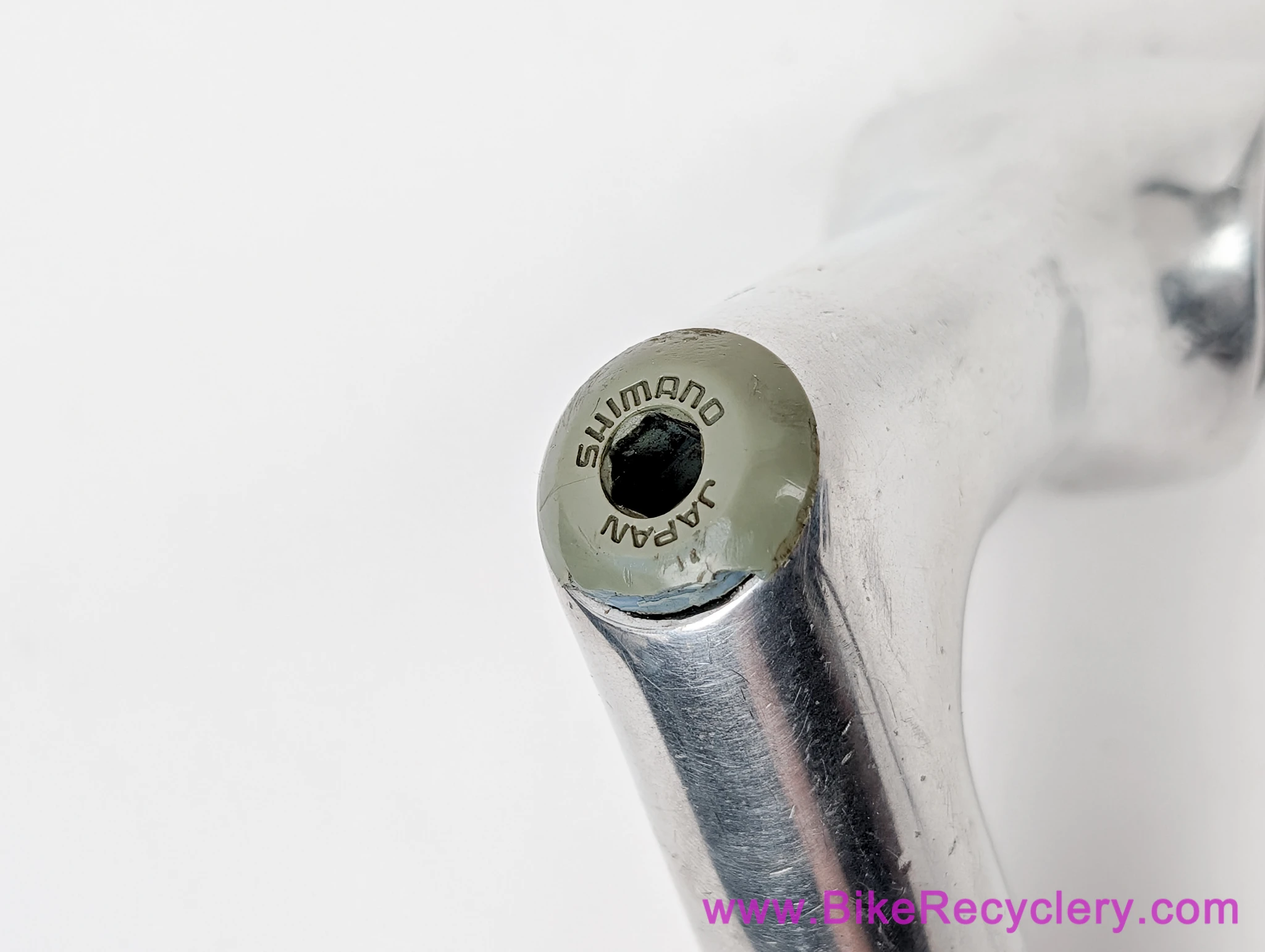 Shimano 600 ax HS-6300 Quill Stem: 80mm x 26.0mm - Top Cap - Hidden Bolt (EXC+, Missing Plate)