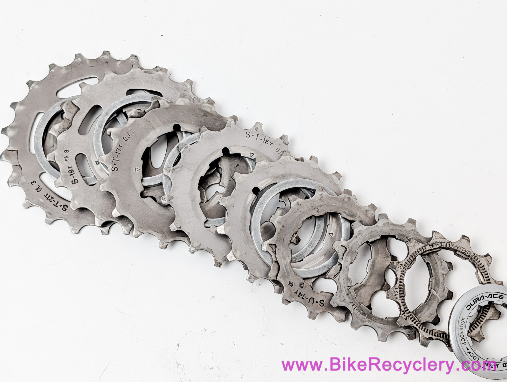 Shimano Dura Ace CS-7401 8-Speed HG Cassette: 12-21t (Near Mint