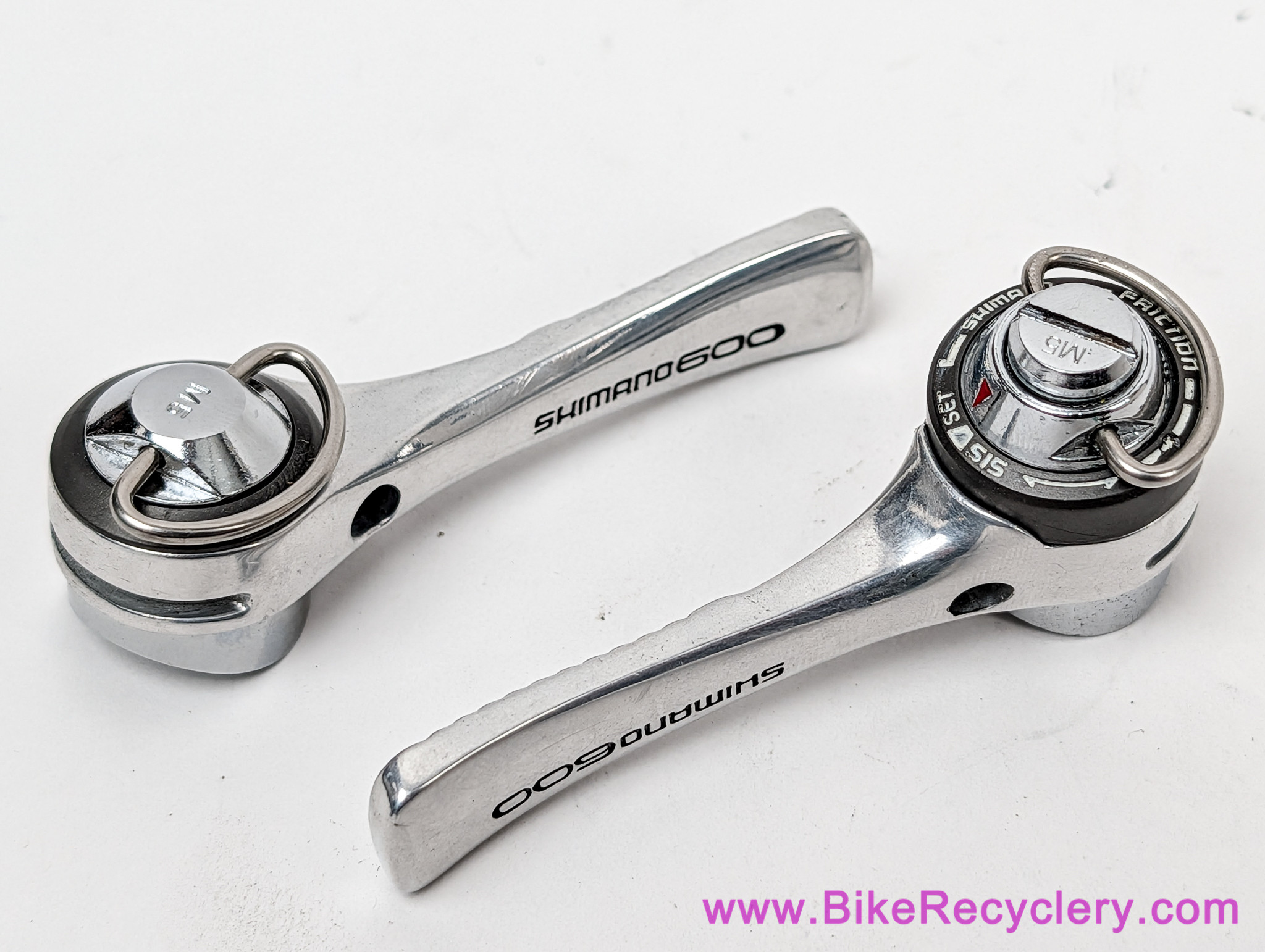 Shimano 600EX SL-6208 Downtube Shifters: 6 Speed - Braze  (MINT)