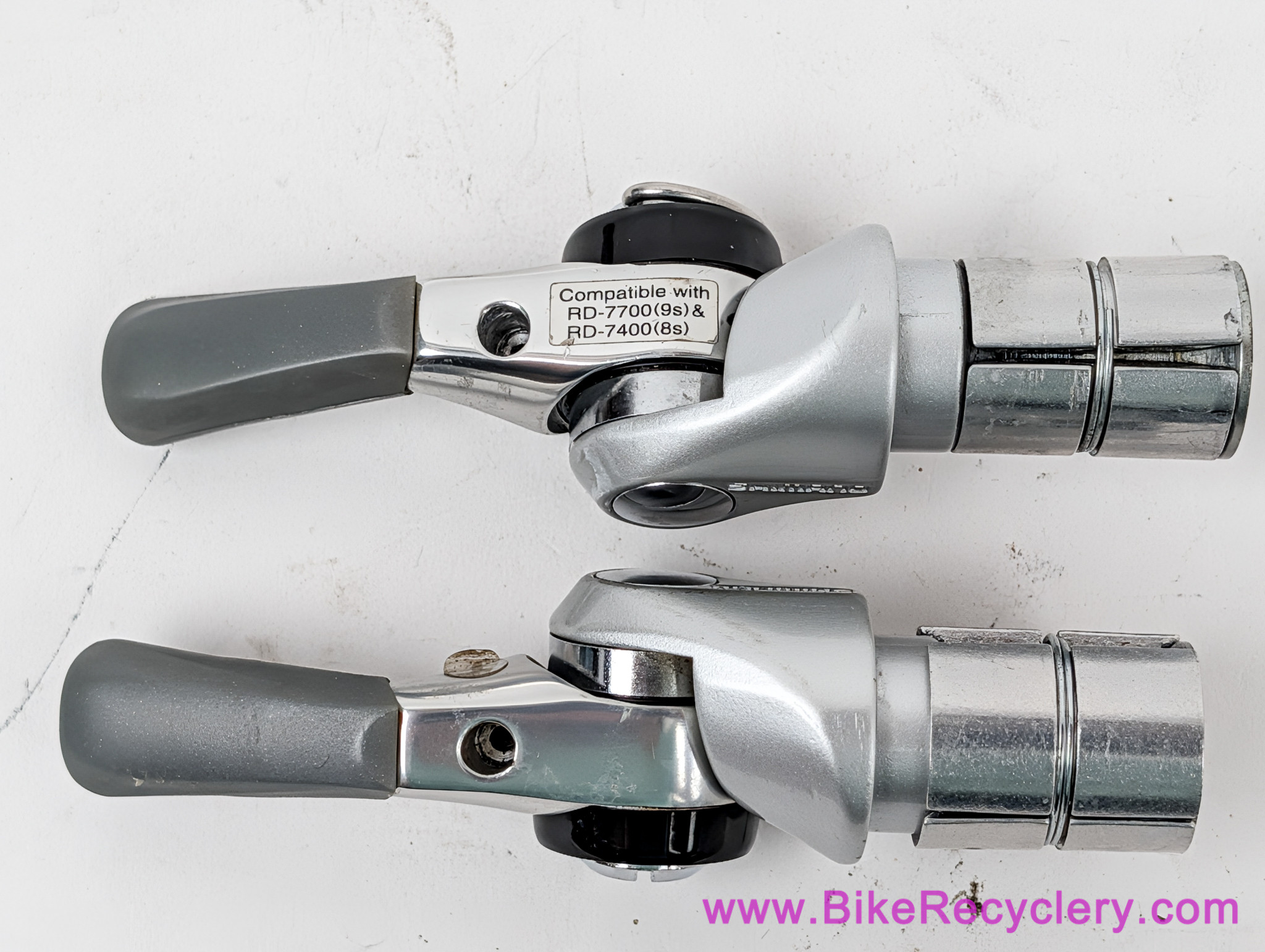 Shimano Dura Ace SL-BS77 9 Speed Bar End Shifters: 2/3 x 9s (Near