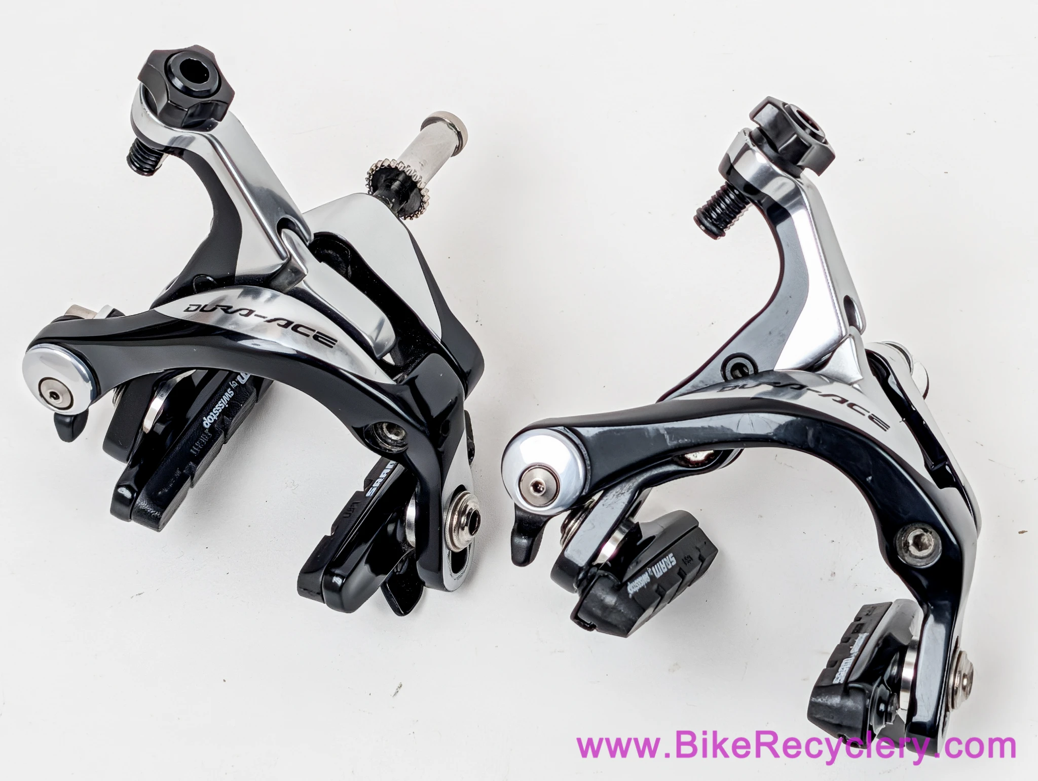 Shimano Dura Ace BR-9000 Brakeset: Dual Pivot - Black/Silver (Low