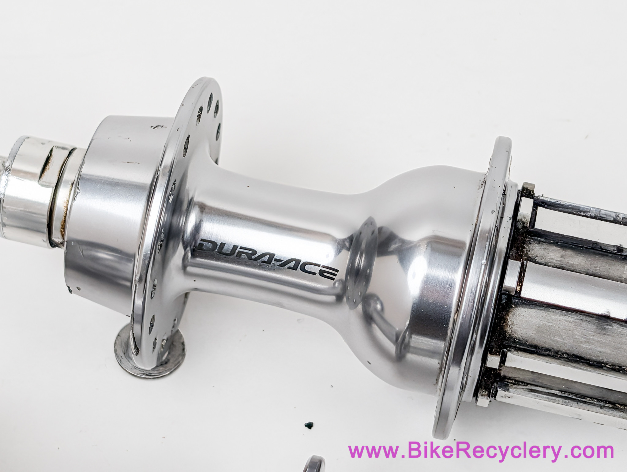 Shimano Dura Ace 7800 Hubset: 32H - 10s - Silver (Near Mint)