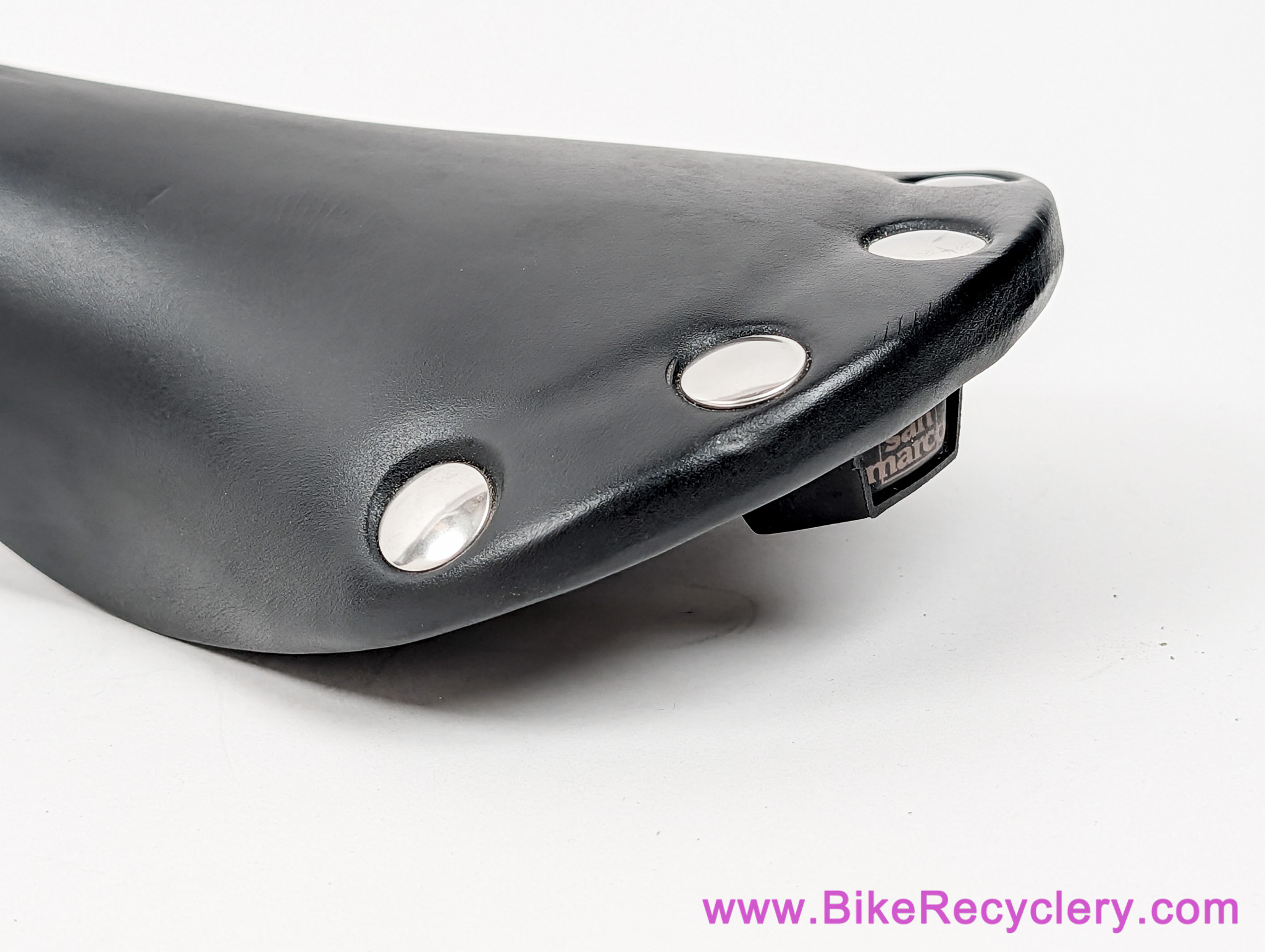 San Marco Regal Titanio Saddle: Black Leather (EXC)