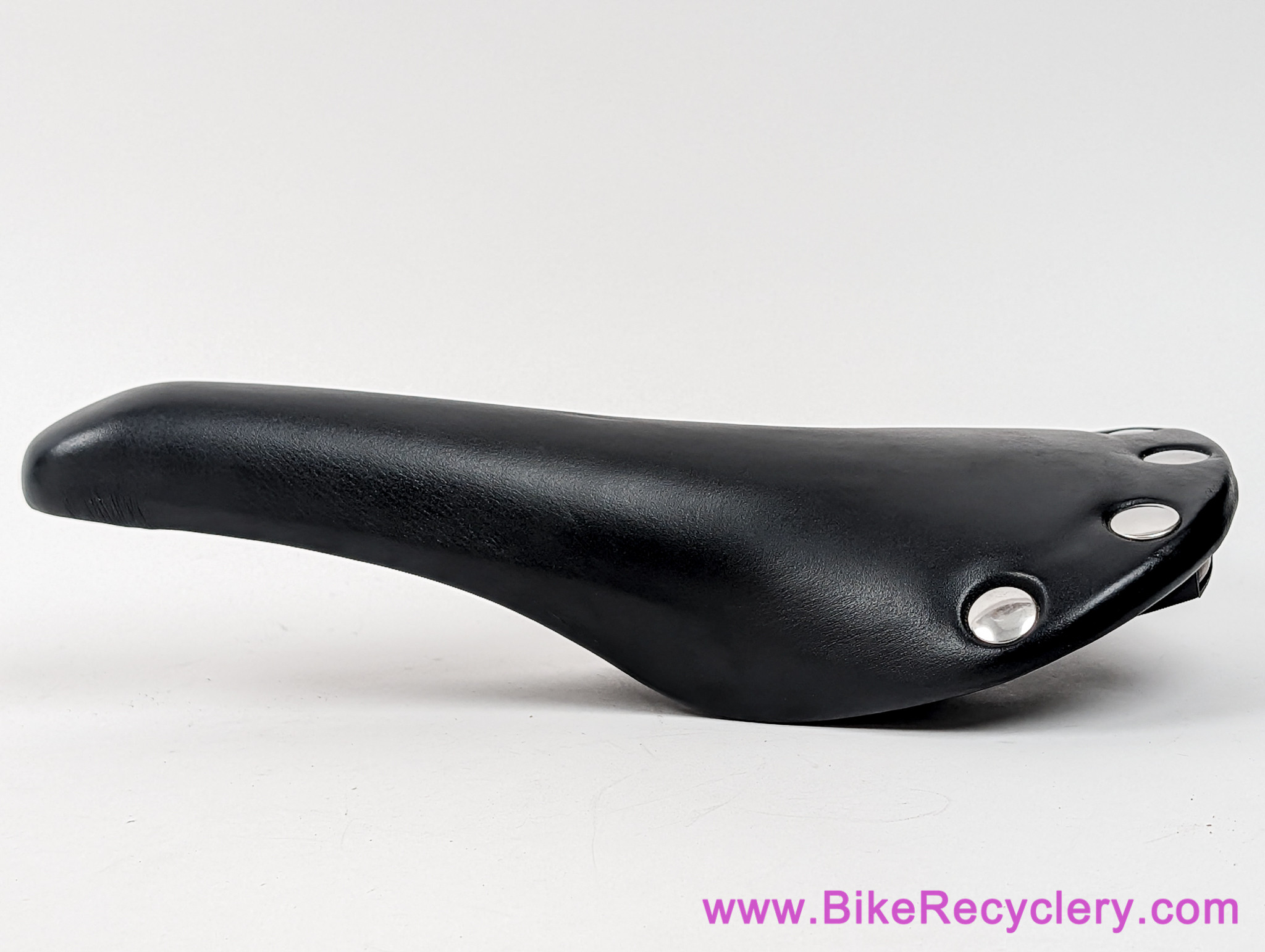 San Marco Regal Titanio Saddle: Black Leather (EXC) - Bike Recyclery