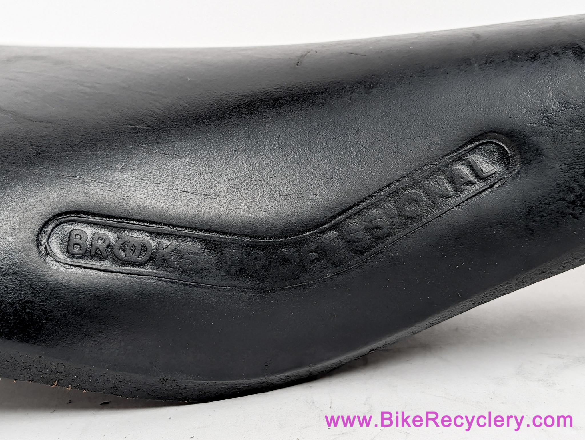 Brooks Team Pro TITANIUM Leather Saddle: Large Copper Rivets