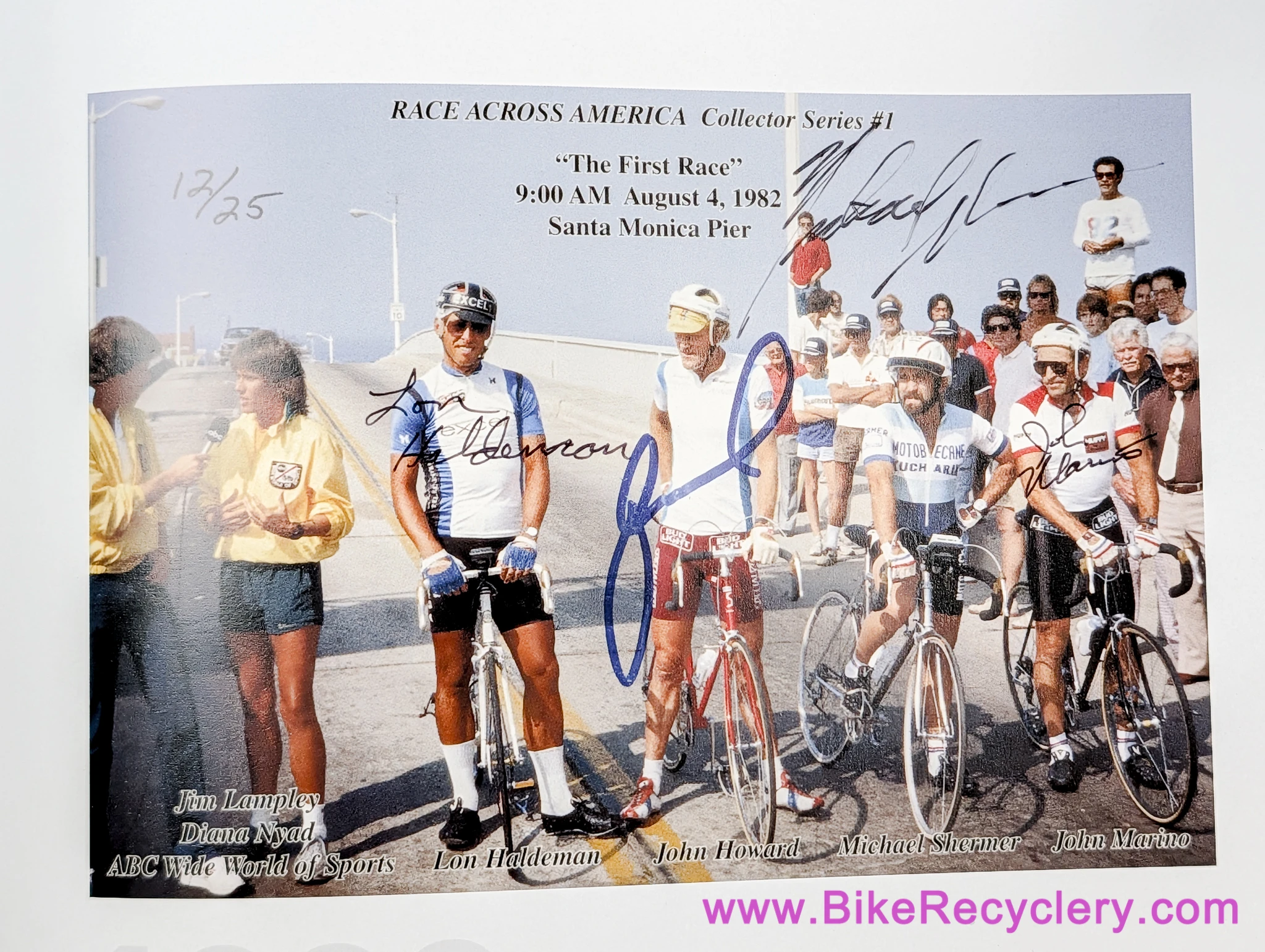 John Marino's 1982 Mike Melton Huffy Race Across America Aero Bike! 56cm - Fillet Brazed (Certificate of Authentation - Signed Provenance - The Competition Bicycle Book)